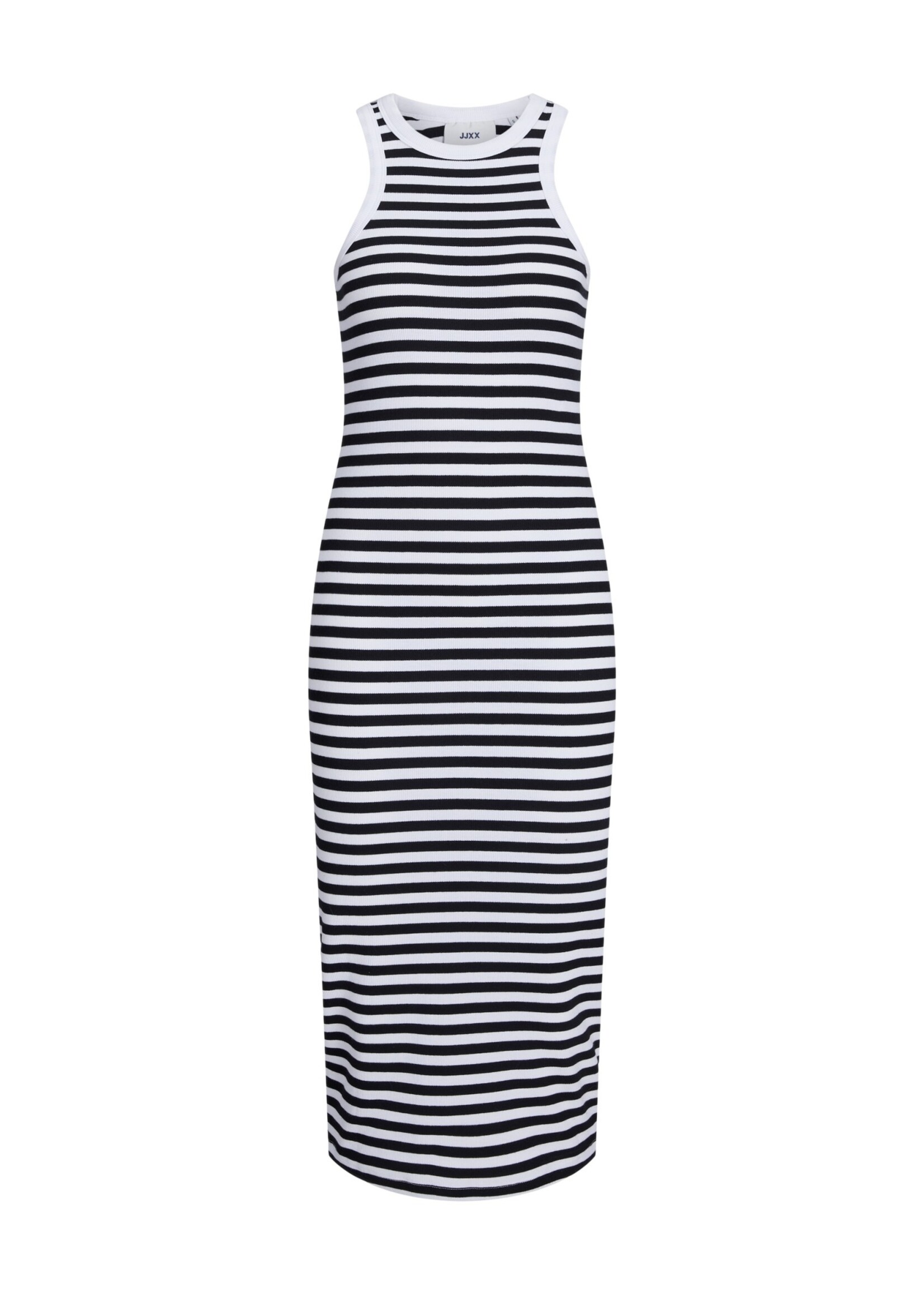 JJXX JXFOREST STRIPE RIB DRESS - BRIGHT WHITE