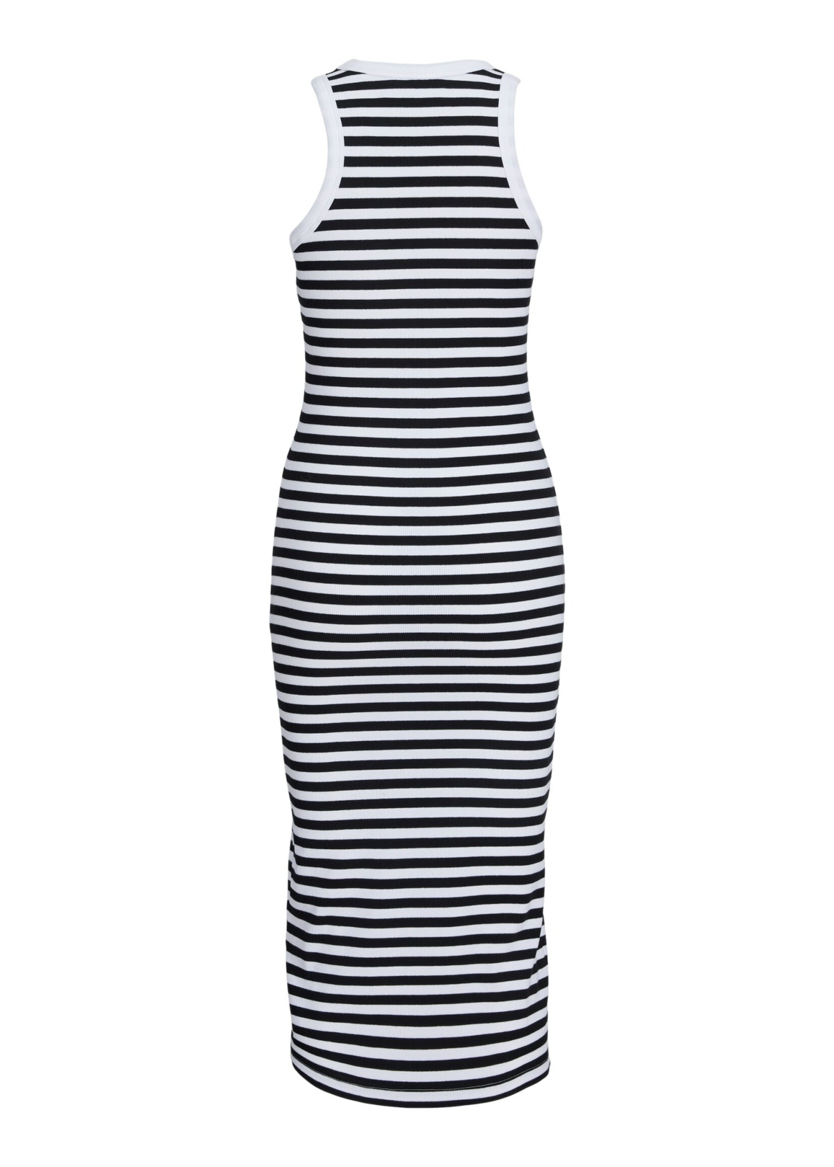 JJXX JXFOREST STRIPE RIB DRESS - BRIGHT WHITE