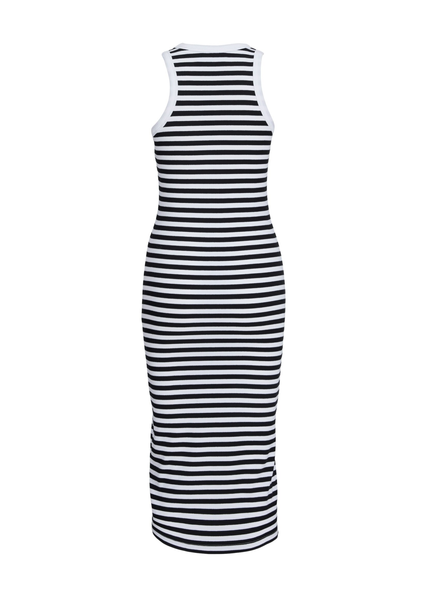 JJXX JXFOREST STRIPE RIB DRESS - BRIGHT WHITE