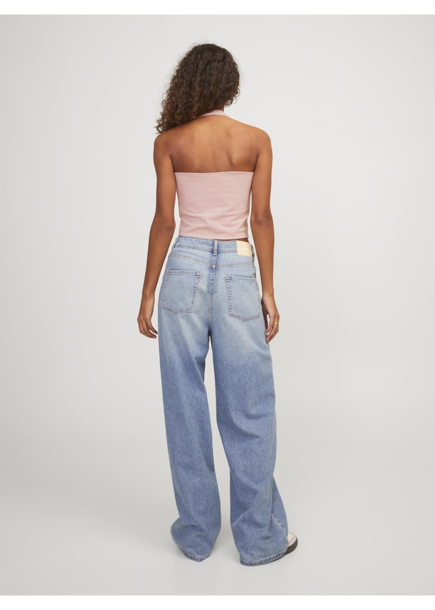 JXLORELEI HALTER TOP - SILVER PINK