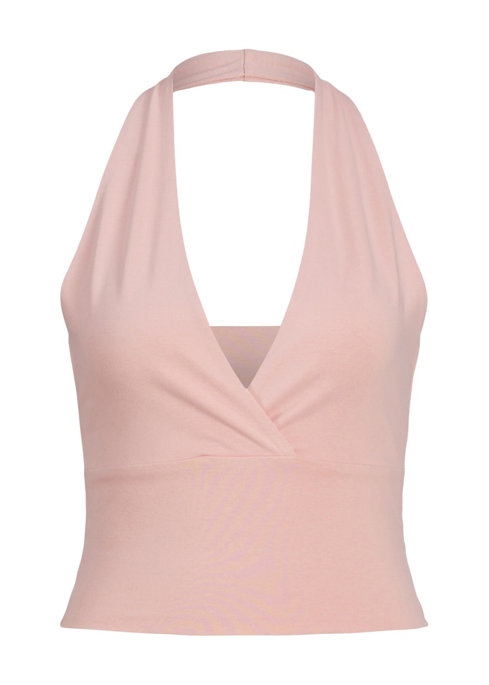 JXLORELEI HALTER TOP - SILVER PINK