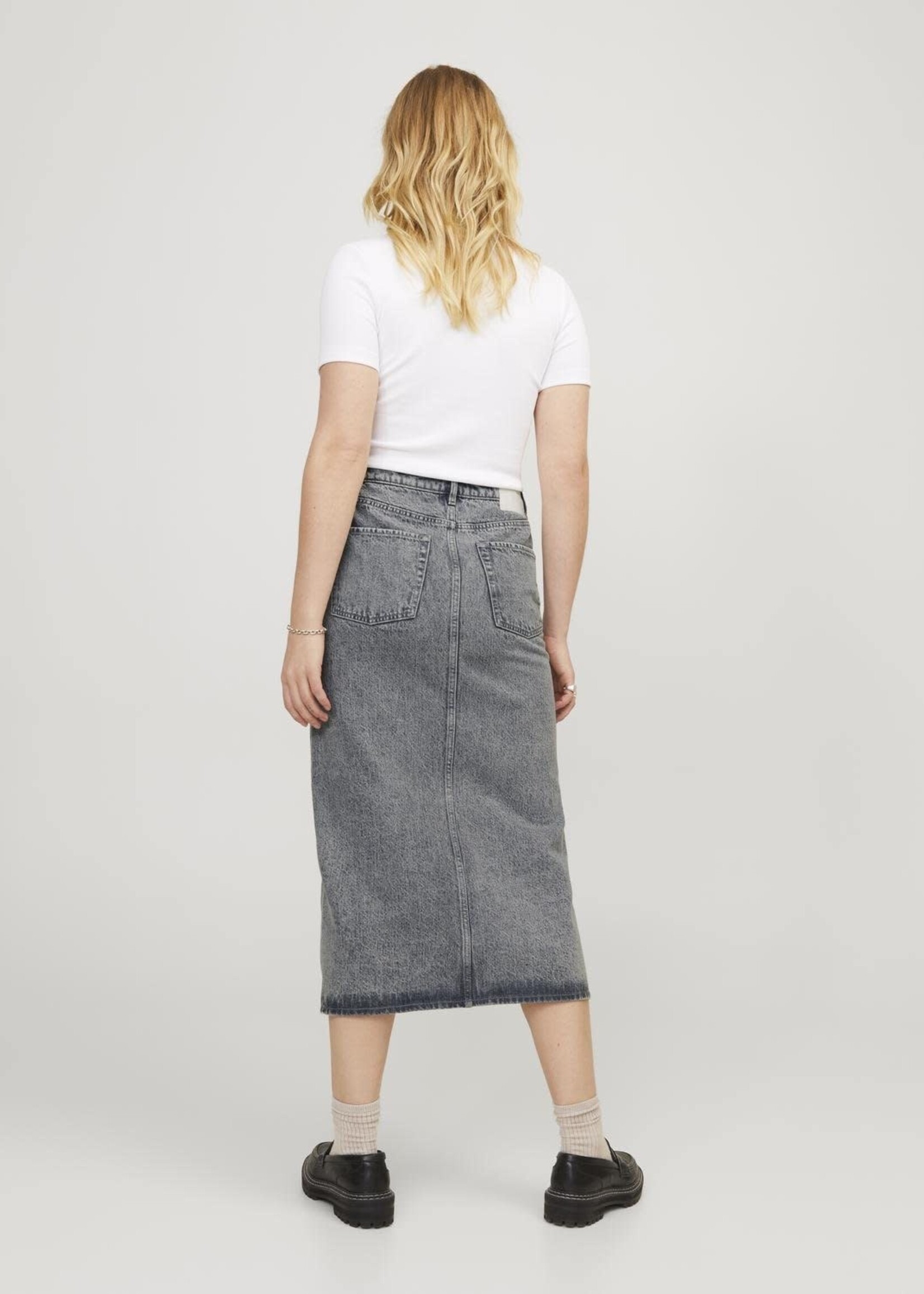 JJXX JXADYA LONG SKIRT HW - GREY DENIM