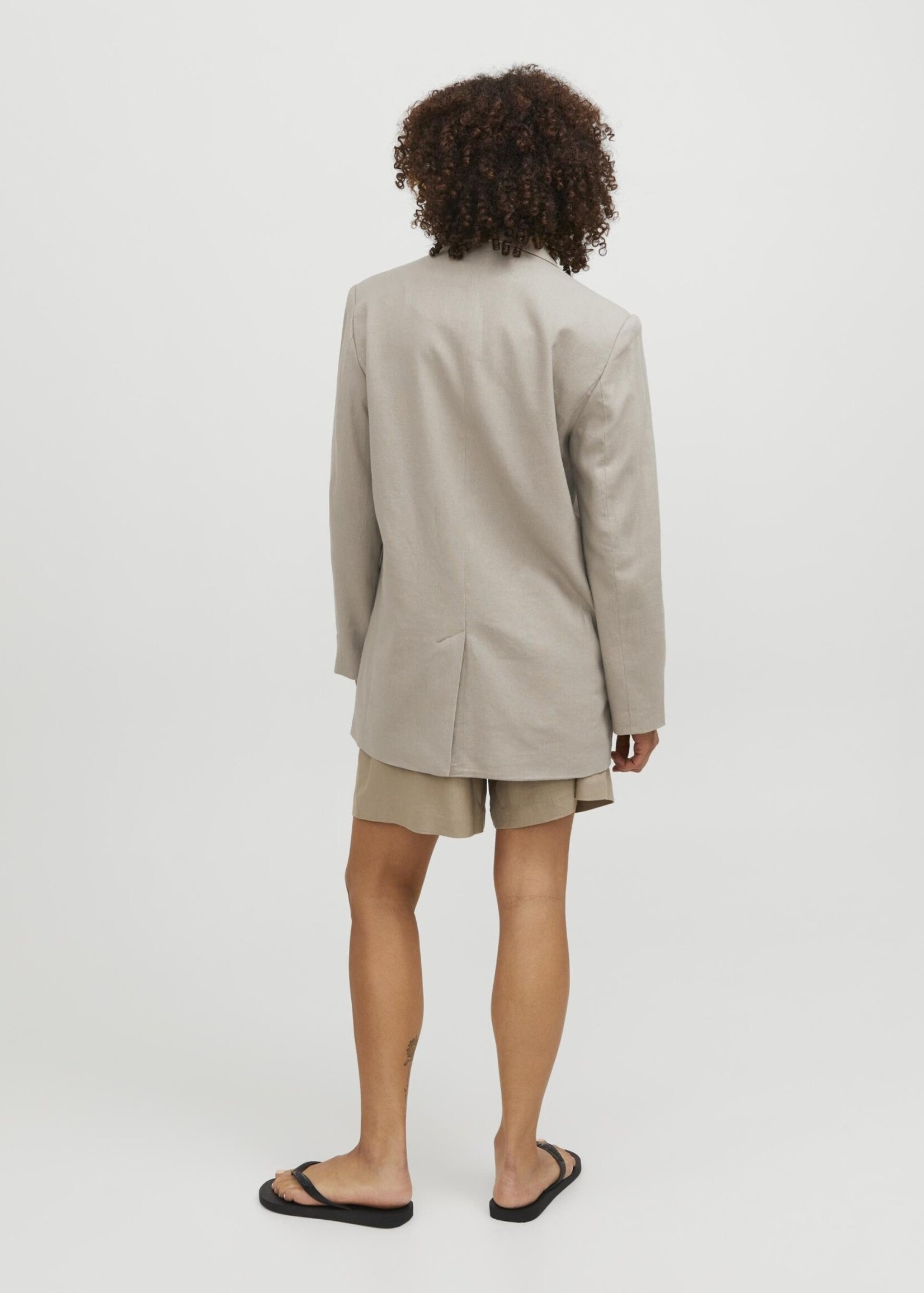 JJXX JXMARY LINEN BLAZER - FUNGI