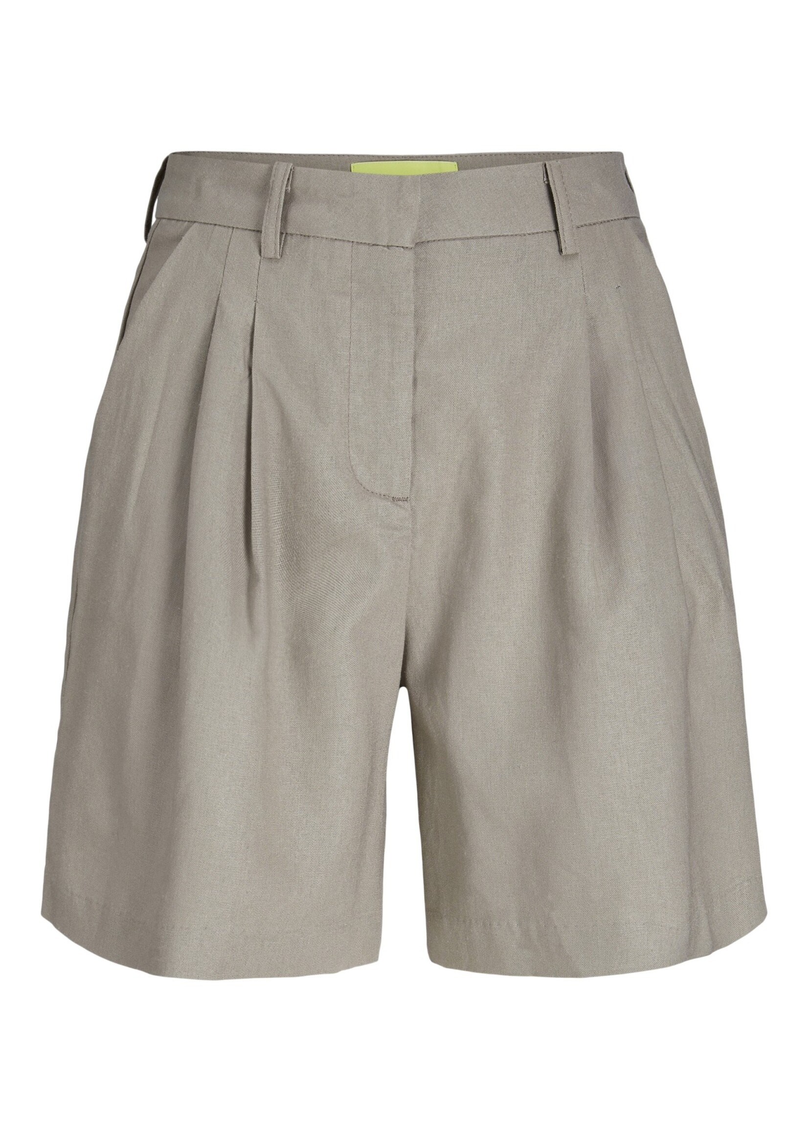 JJXX JXCIMBERLY LINEN HW SHORTS - FUNGI