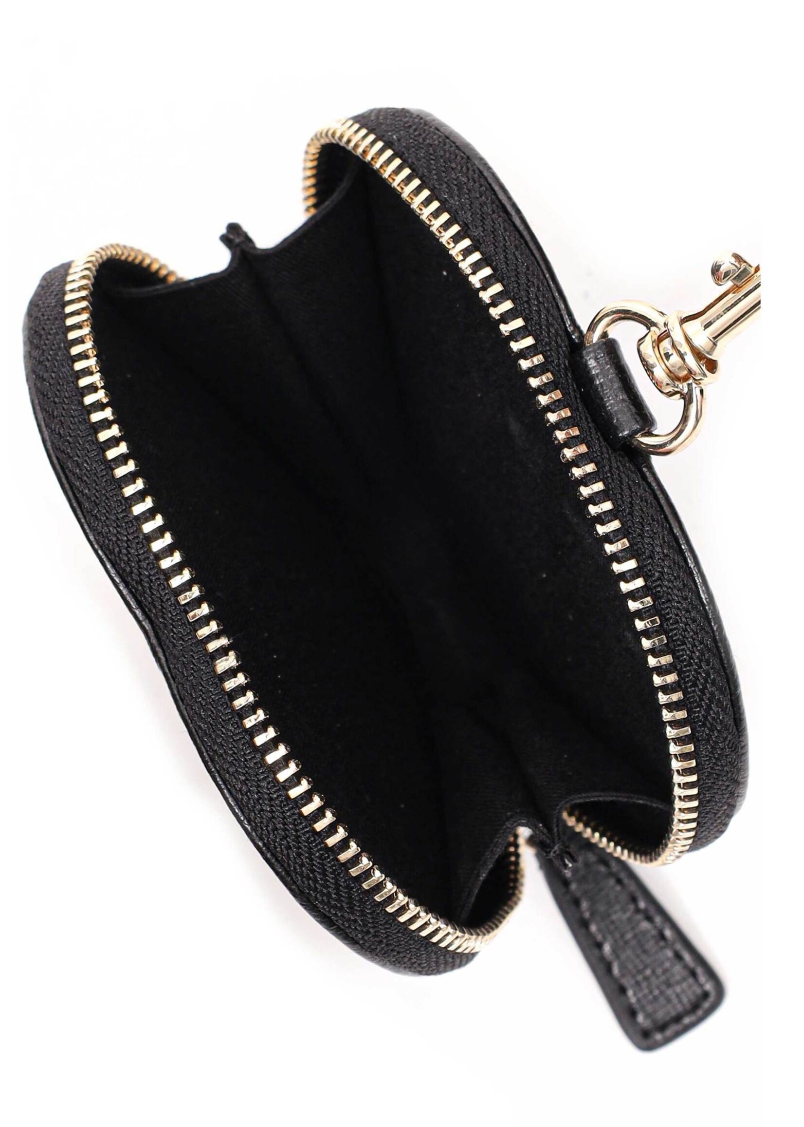 Núnoo Heart Coin Pocket Florence Black w. Gold