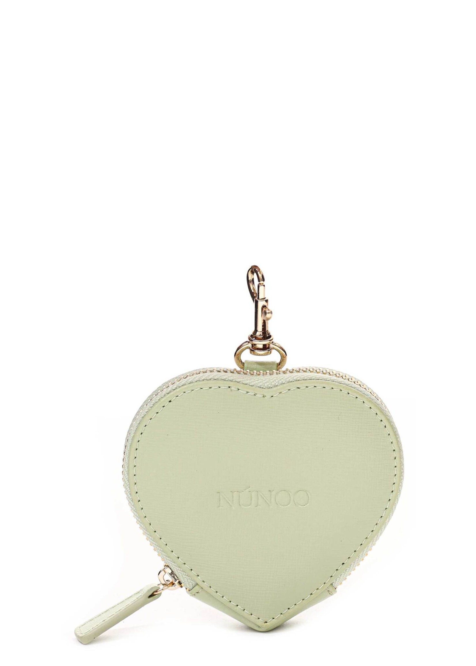 Núnoo Heart Coin Pocket Florence Matcha w. Gold