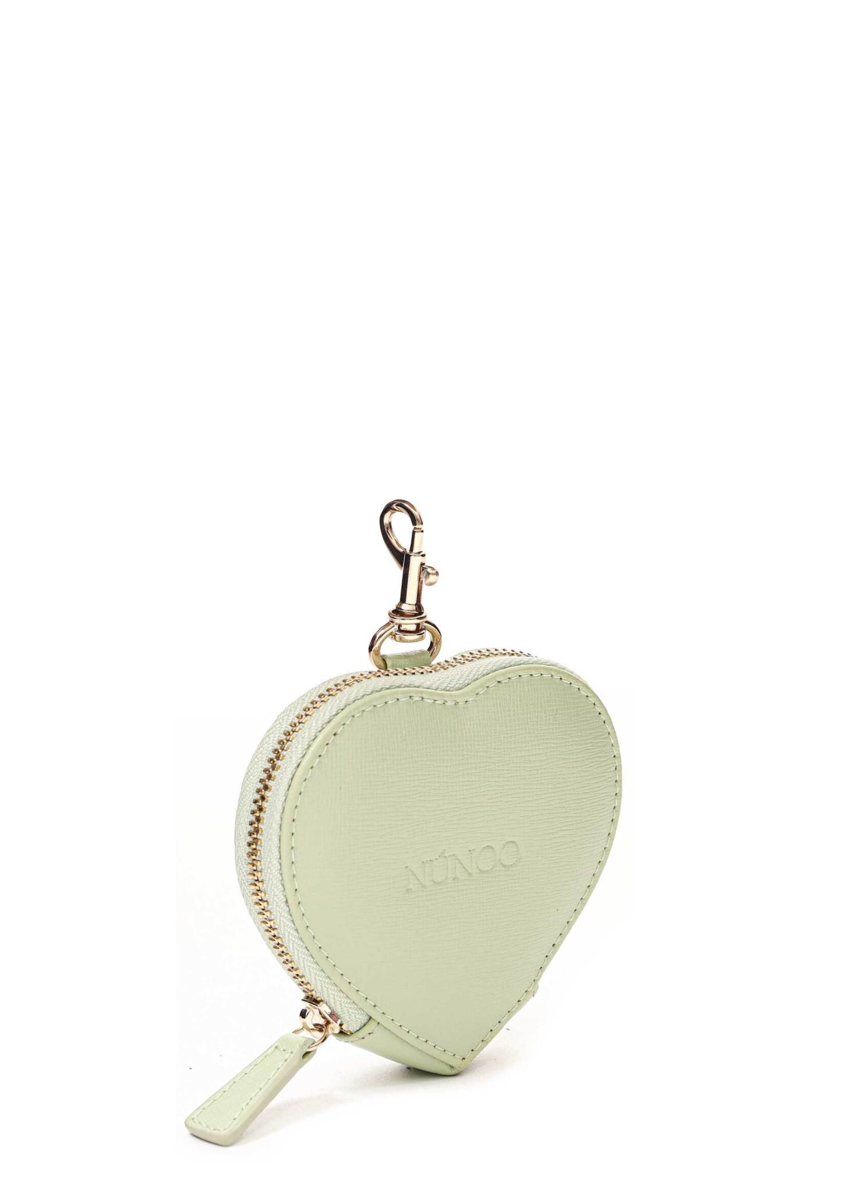 Núnoo Heart Coin Pocket Florence Matcha w. Gold