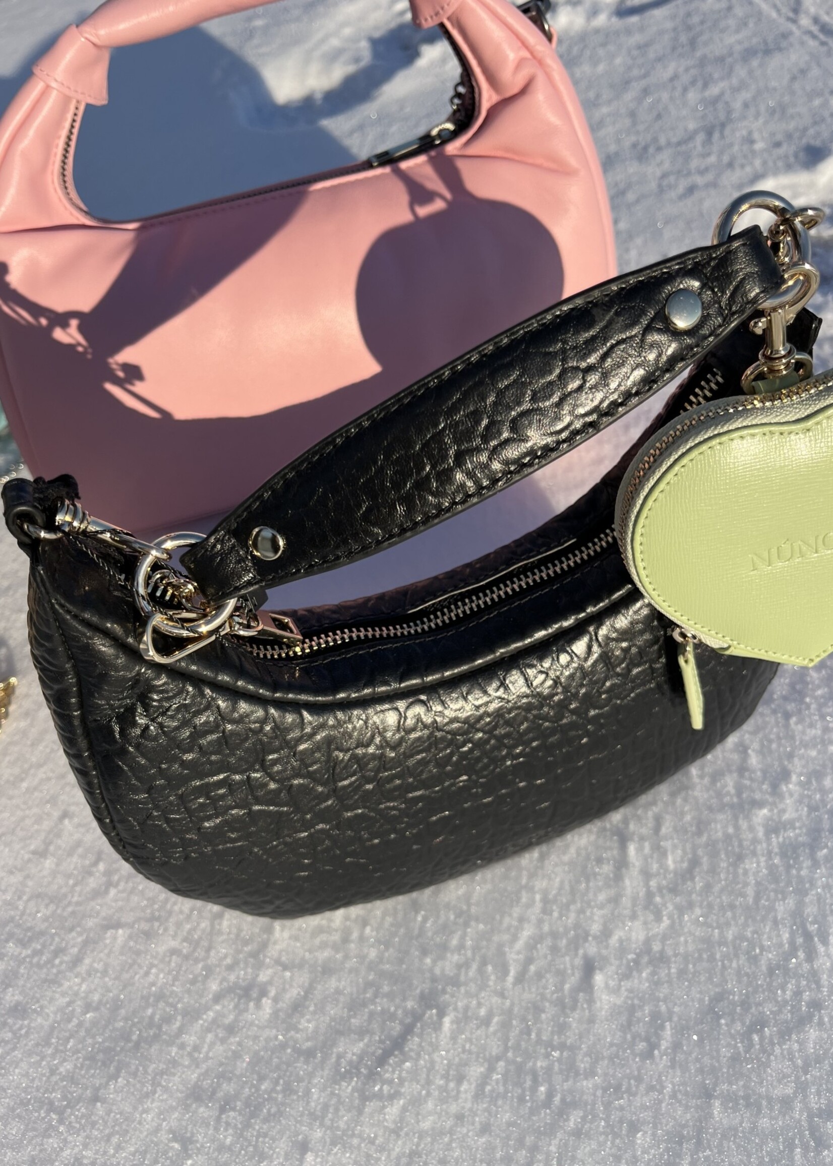 Núnoo Heart Coin Pocket Florence Matcha w. Gold