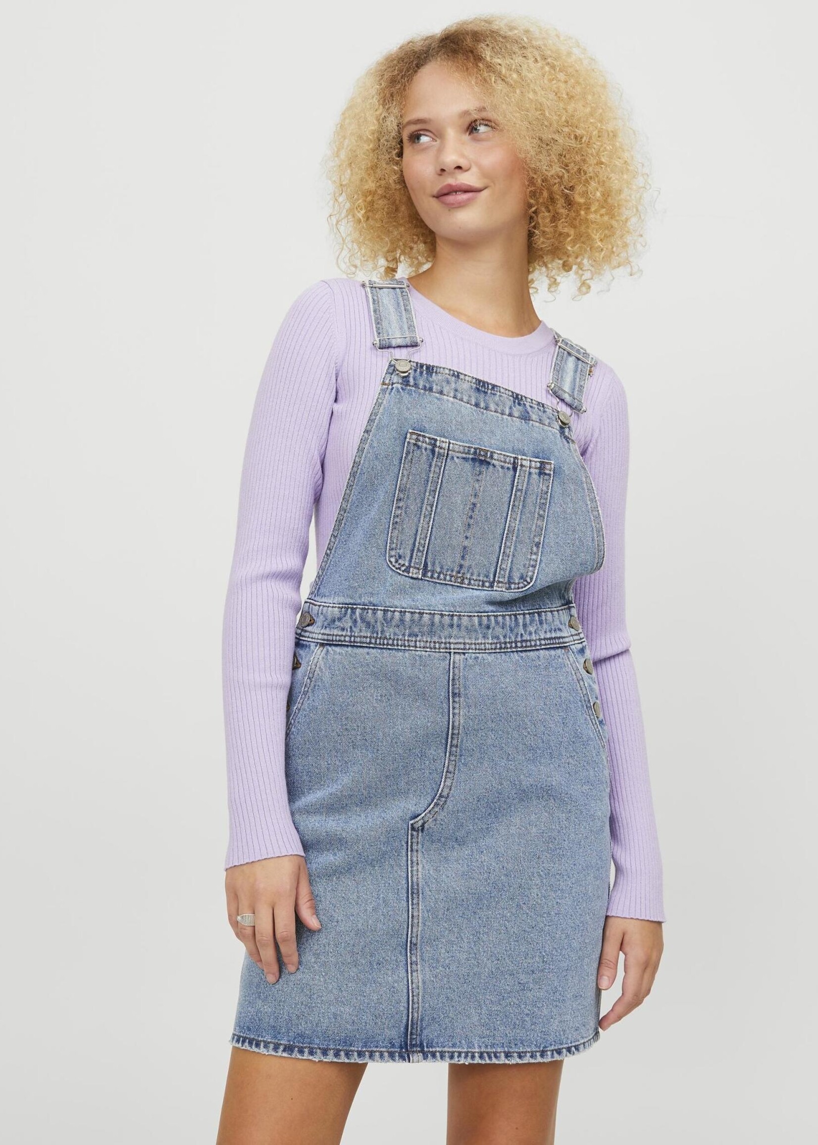 JJXX JXTESSA OVERALL DRESS - MEDIUM BLUE DENIM