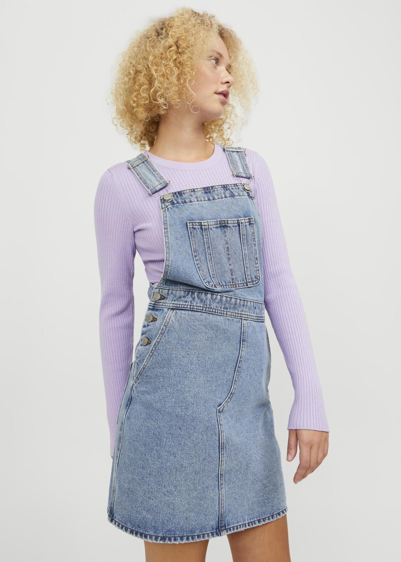 JJXX JXTESSA OVERALL DRESS - MEDIUM BLUE DENIM