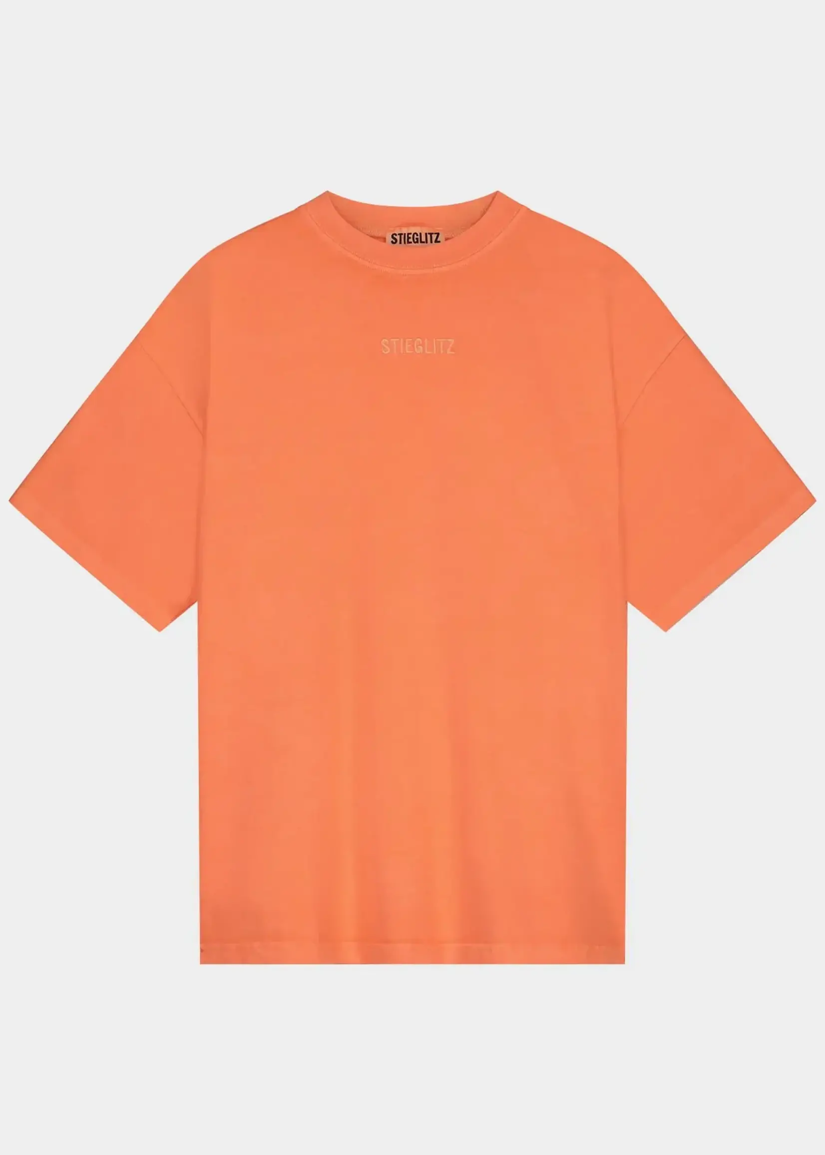 Stieglitz Garment Dyed Oversized T-shirt - Orange