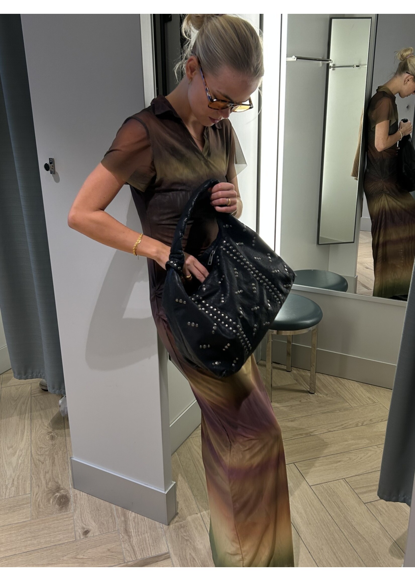 Núnoo Maxi Dandy Rivet Washed - Black