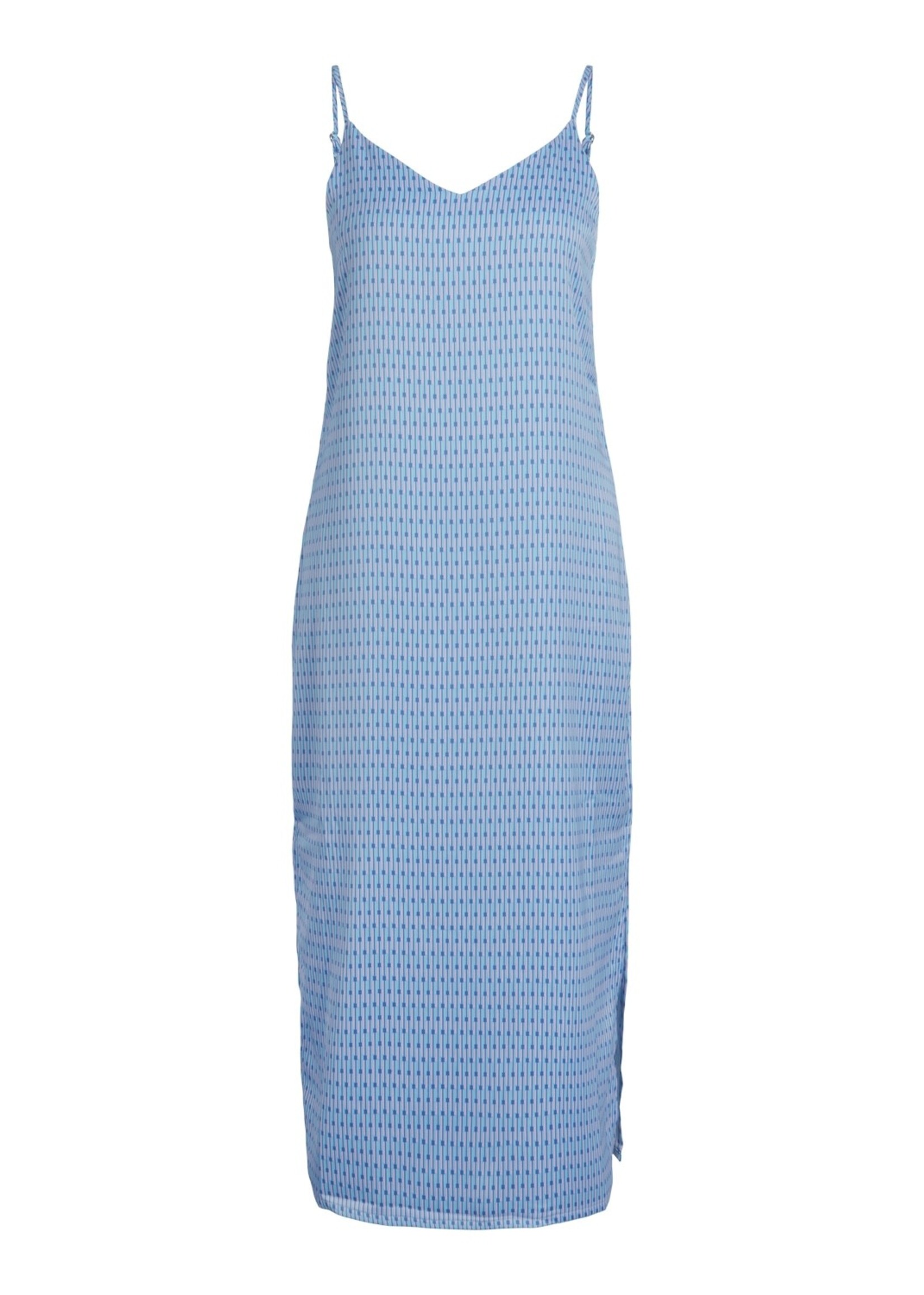 JJXX JXCLEO SATIIN DRESS - SILVER LAKE BLUE