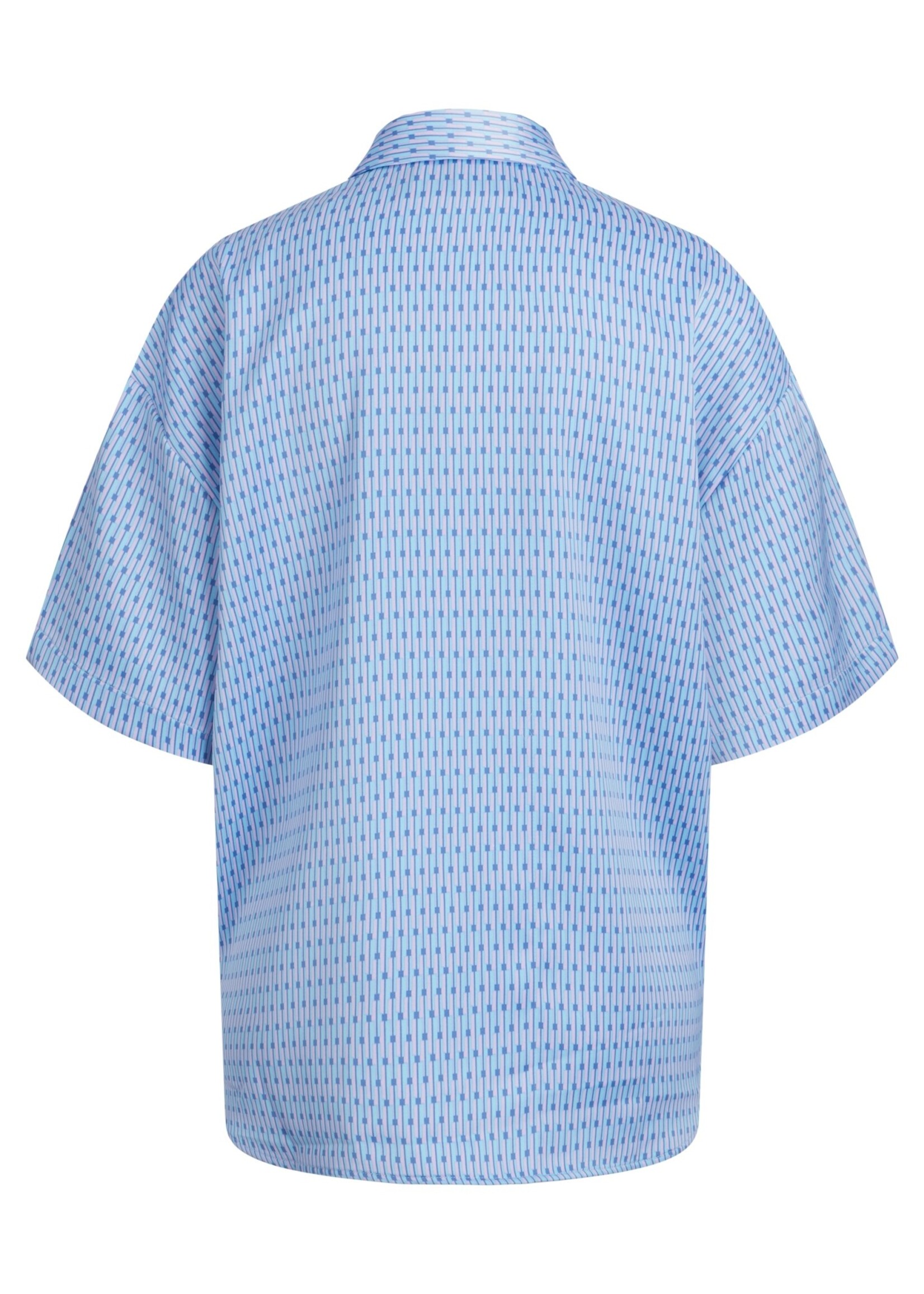 JJXX JXLINK SATIN SHIRT - SILVER LAKE BLUE