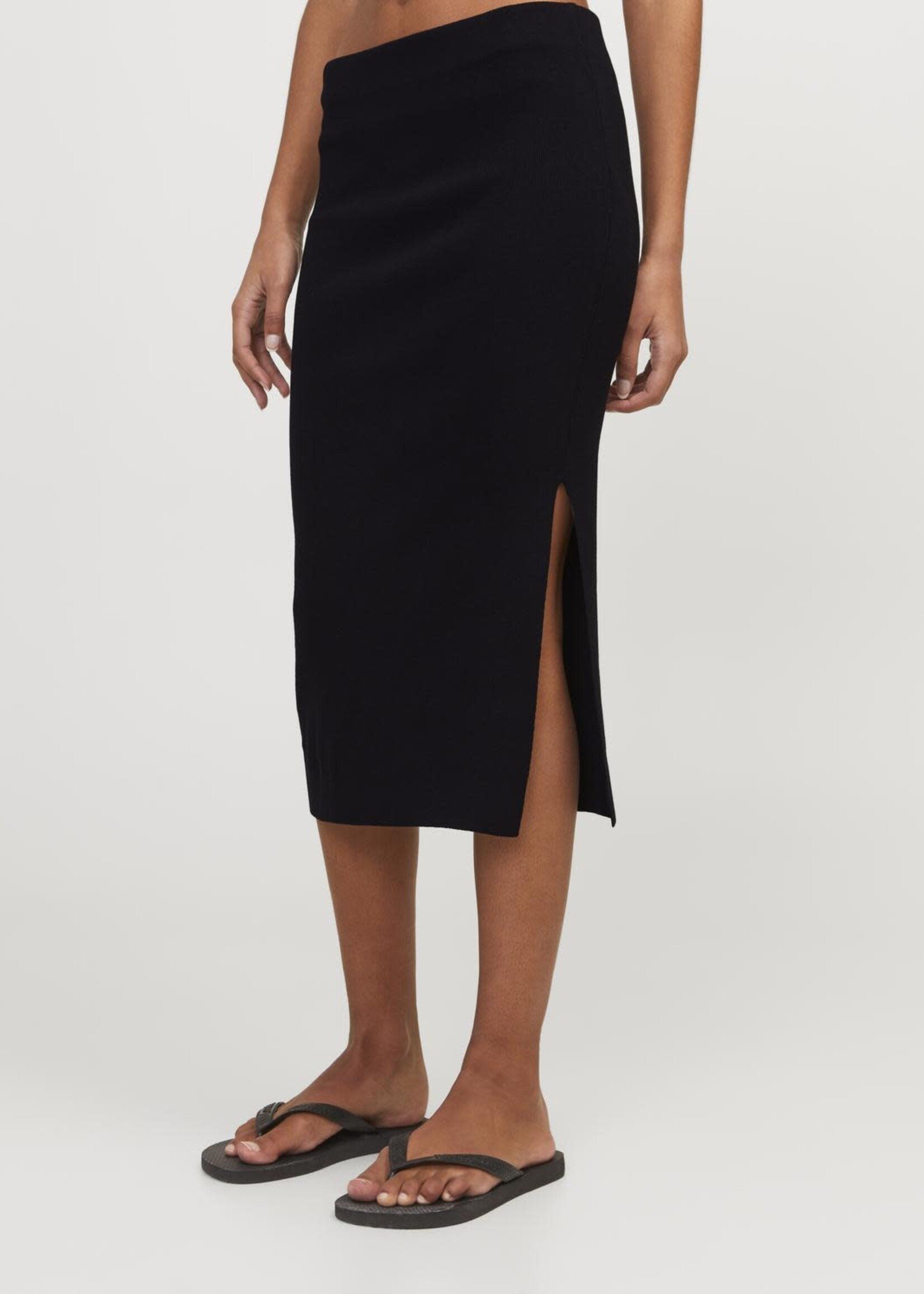 JJXX JXDAHLIA SKIRT KNIT - BLACK