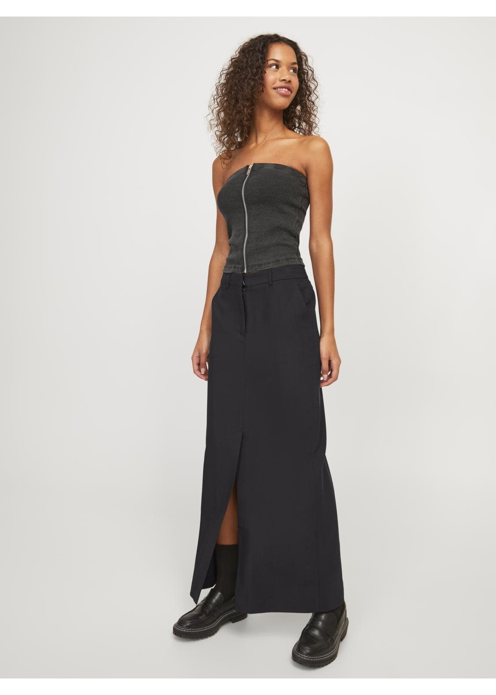 JJXX JXMARY MW LONG SKIRT - BLACK