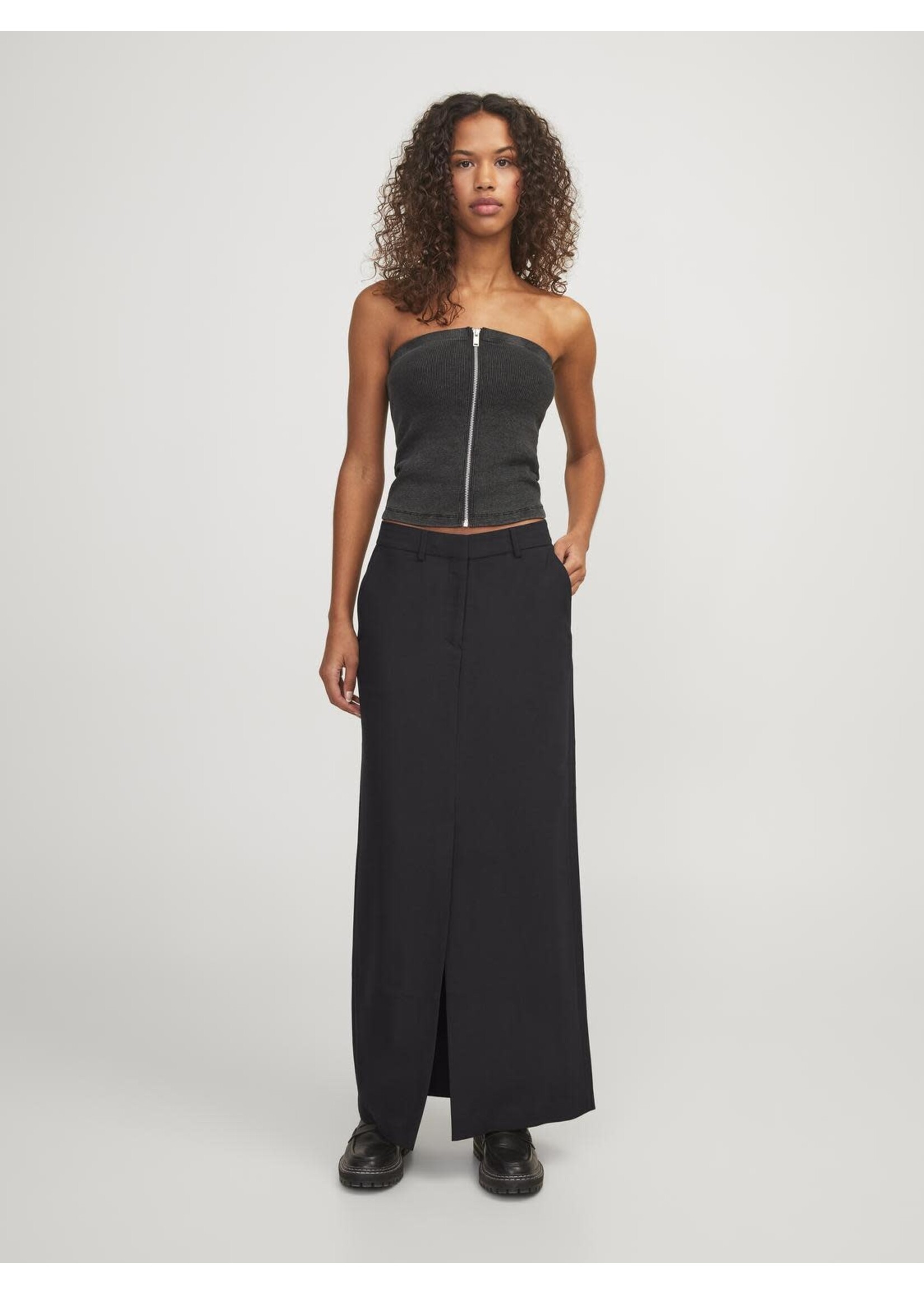 JJXX JXMARY MW LONG SKIRT - BLACK