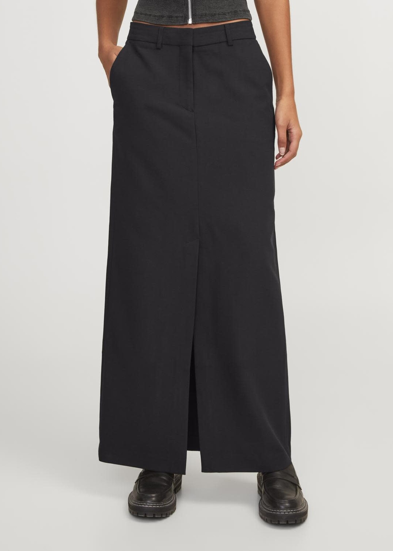 JJXX JXMARY MW LONG SKIRT - BLACK