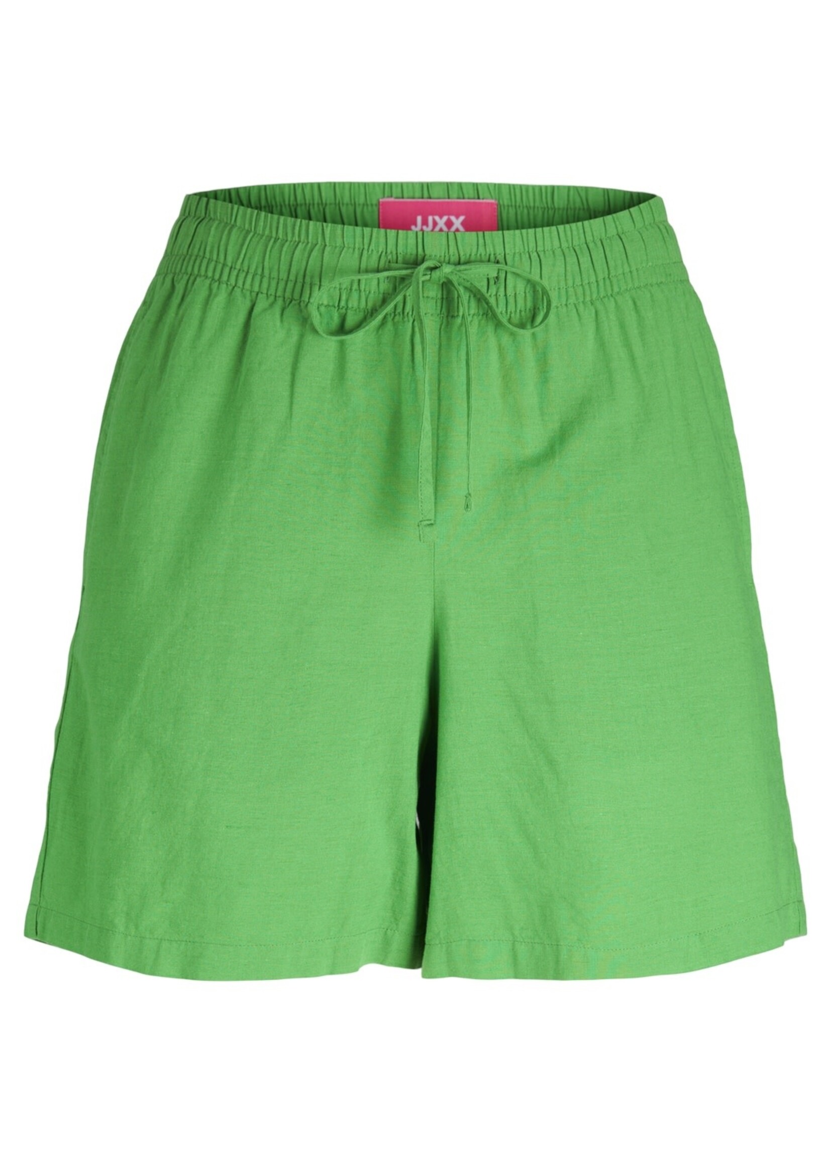 JJXX JXAMY LINEN BLEND SHORTS - MEDIUM GREEN