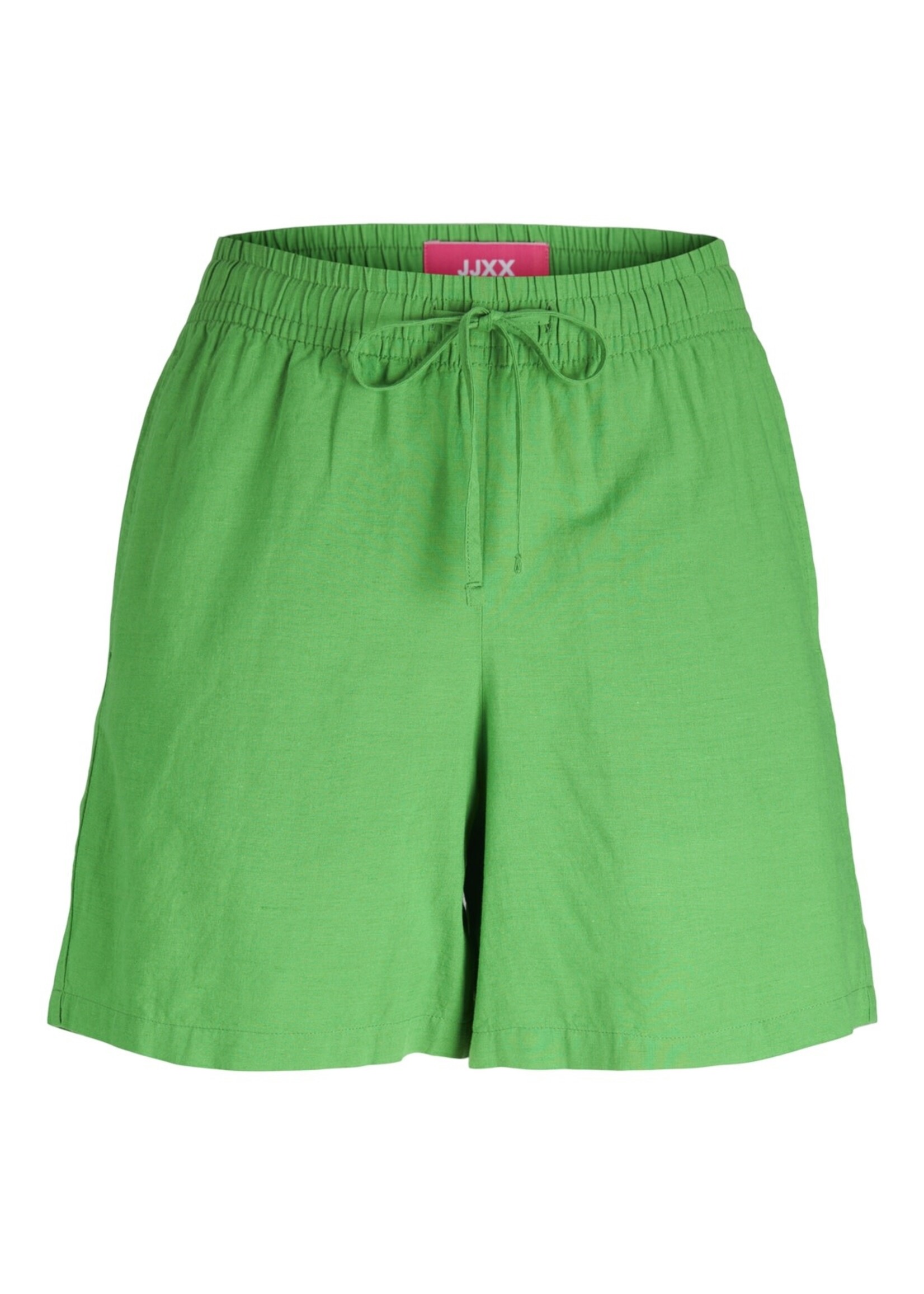 JJXX JXAMY LINEN BLEND SHORTS - MEDIUM GREEN