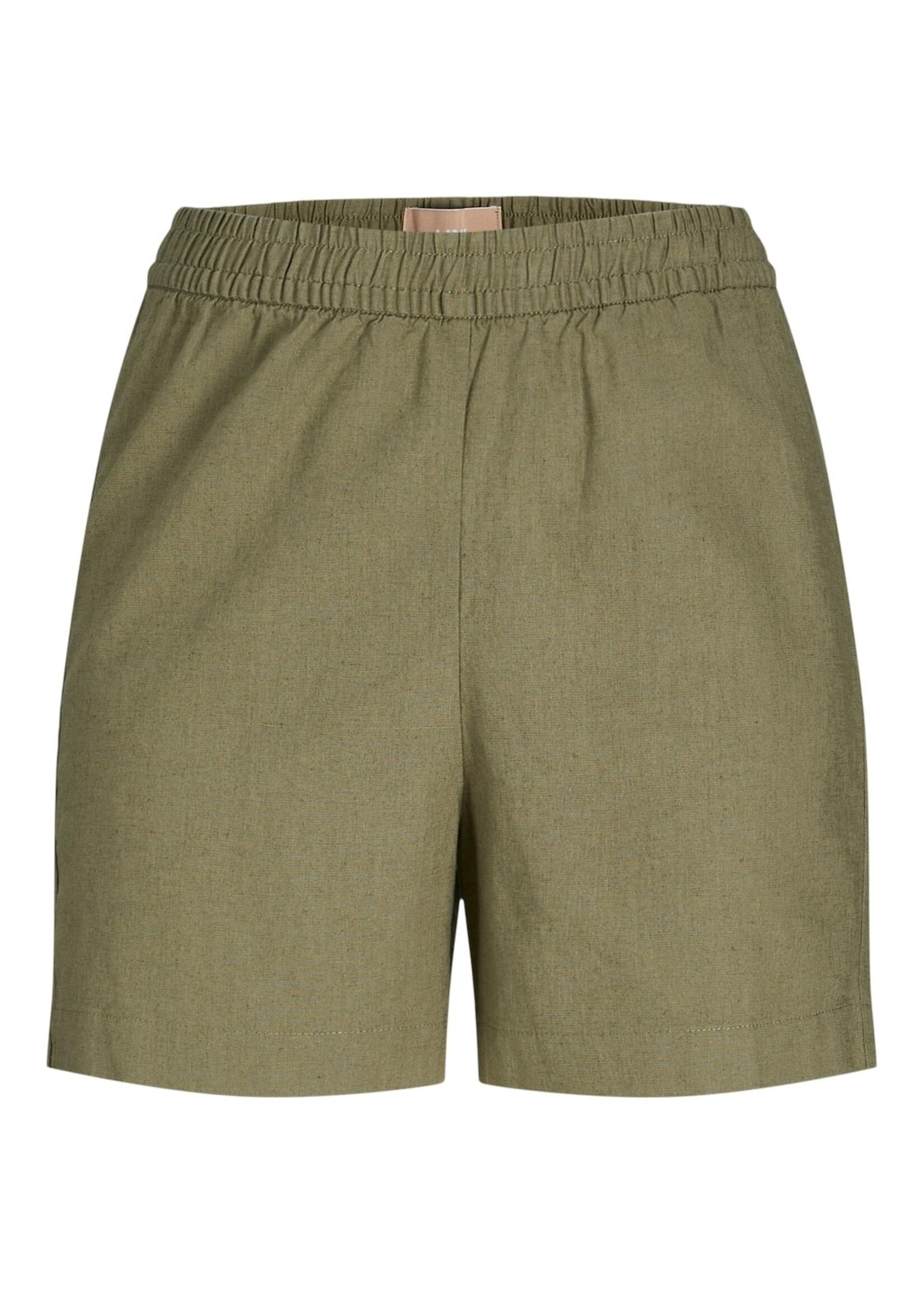 JJXX JXPOPPY LINEN HW SHORTS - ALOE