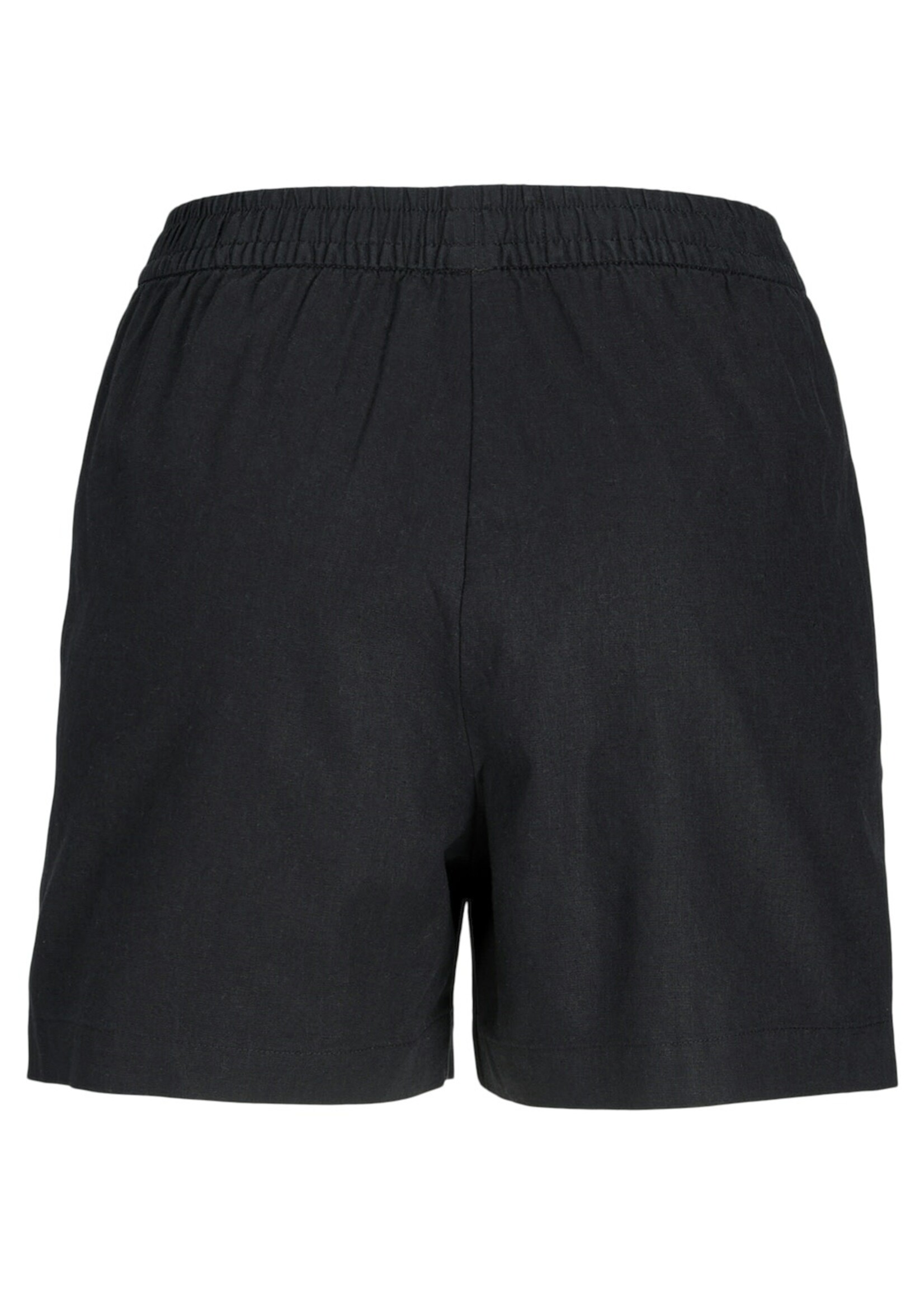 JJXX JXPOPPY LINEN HW SHORTS - BLACK