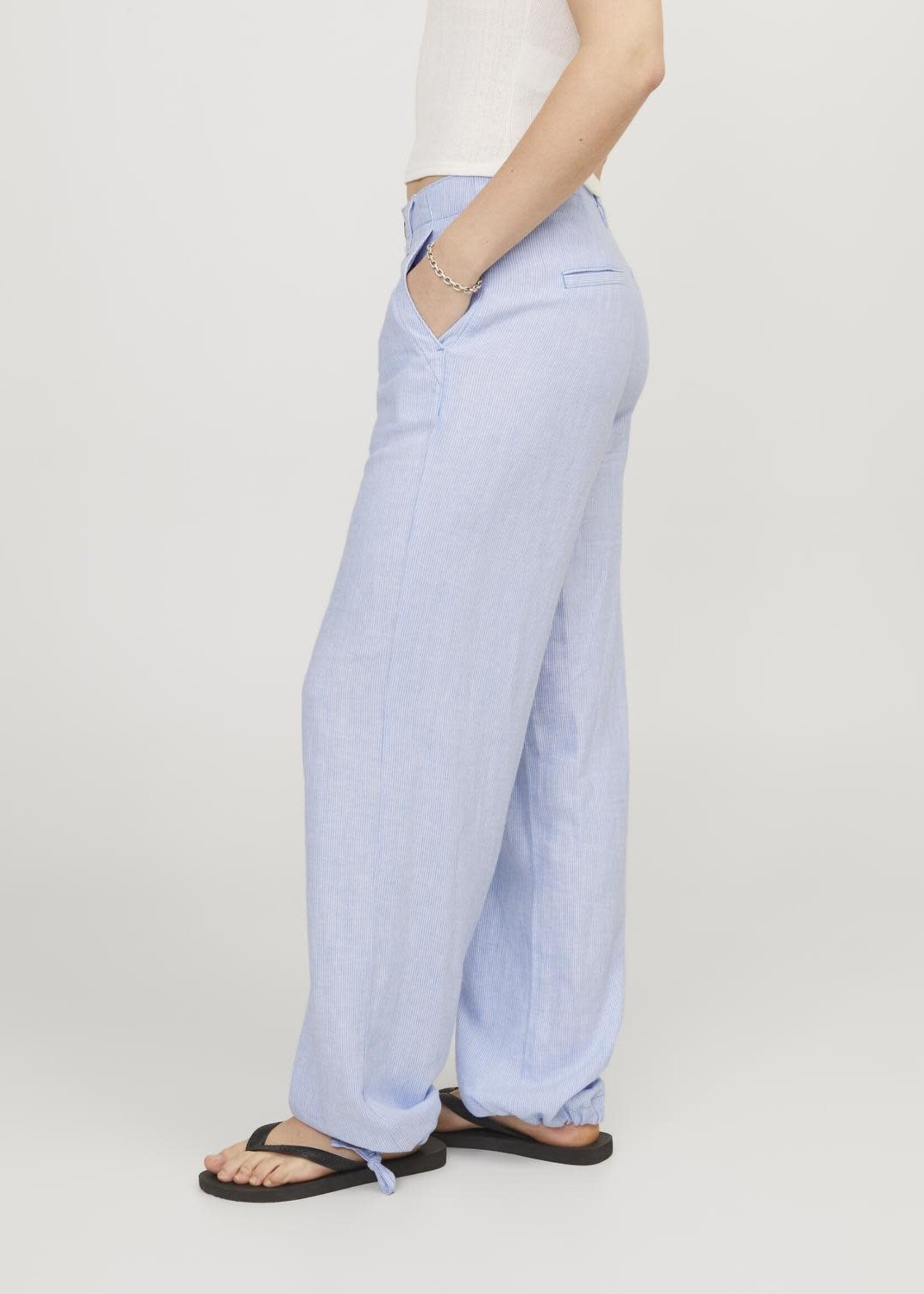 JJXX JXRAYA LINEN MX PANT - SILVER LAKE BLUE