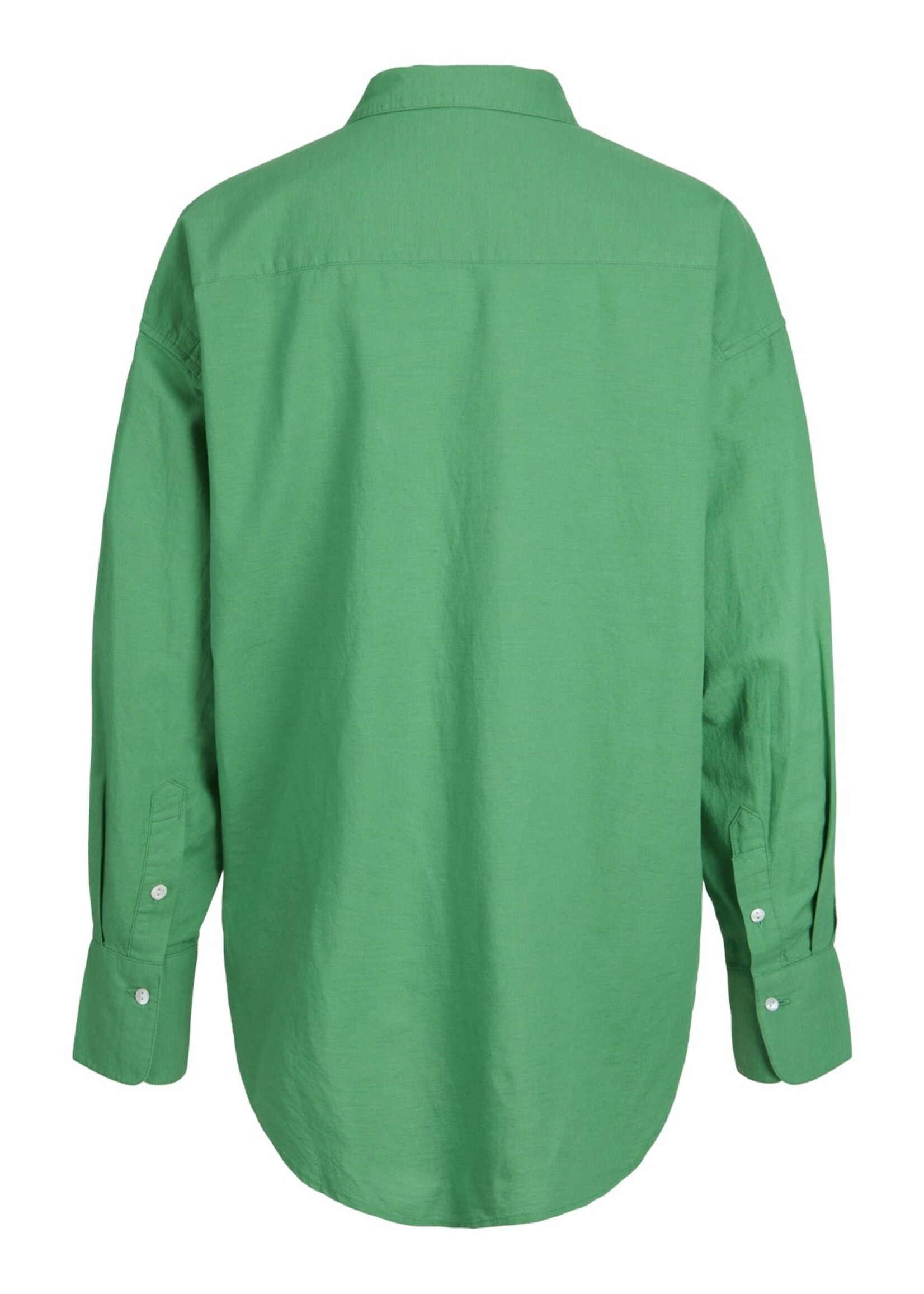 JJXX JXJAMIE RLX LINEN BLEND SHIRT - MEDIUM GREEN