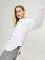 JJXX JXJAMIE RLX LINEN BLEND SHIRT - WHITE