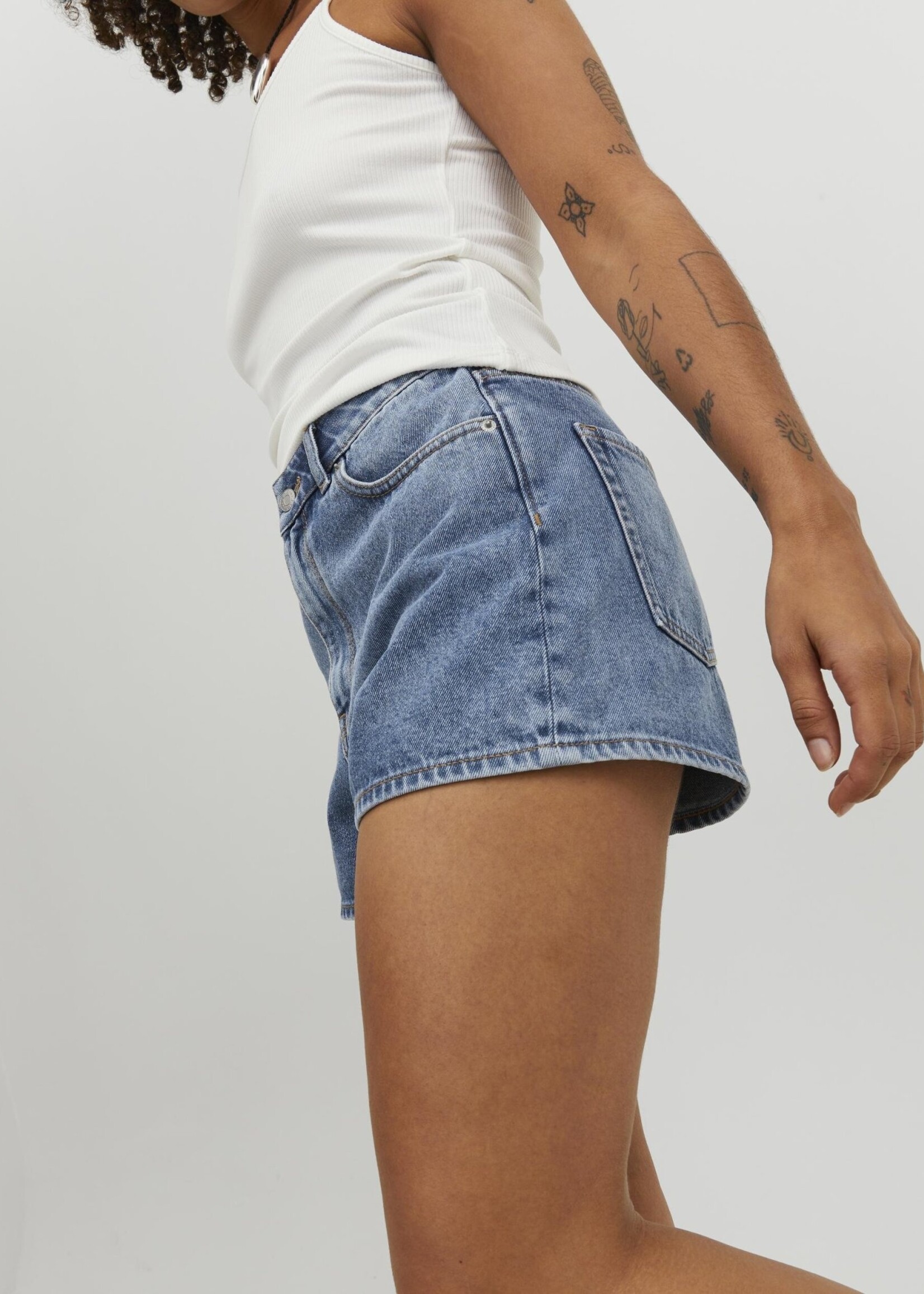 JJXX JXNANY MINI HW SHORTS - MEDIUM BLUE DENIM