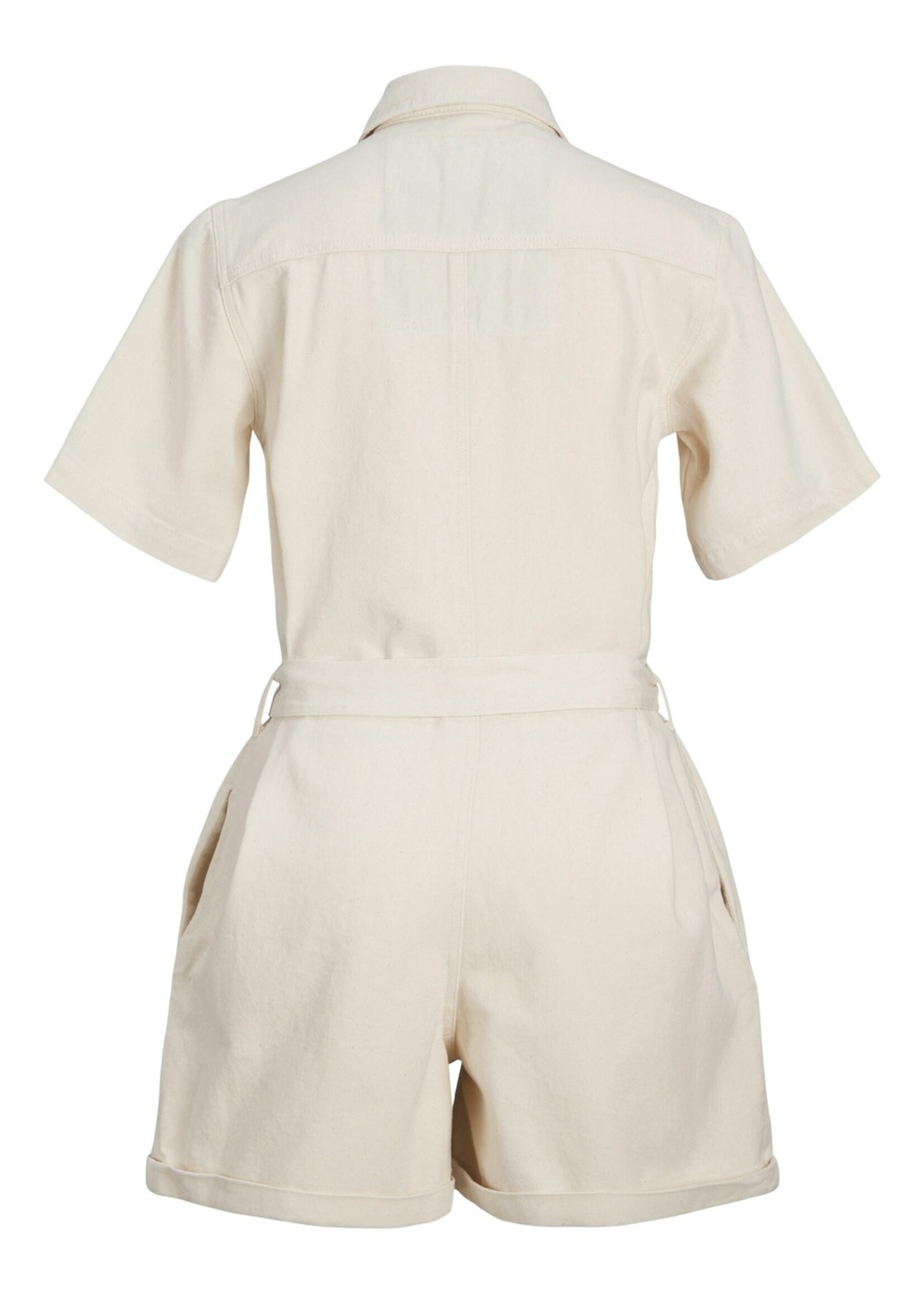 JJXX JXISLA DENIM PLAYSUIT - WHITE