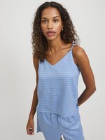 JJXX JXMALIA SATIN TOP - SILVER LAKE BLUE