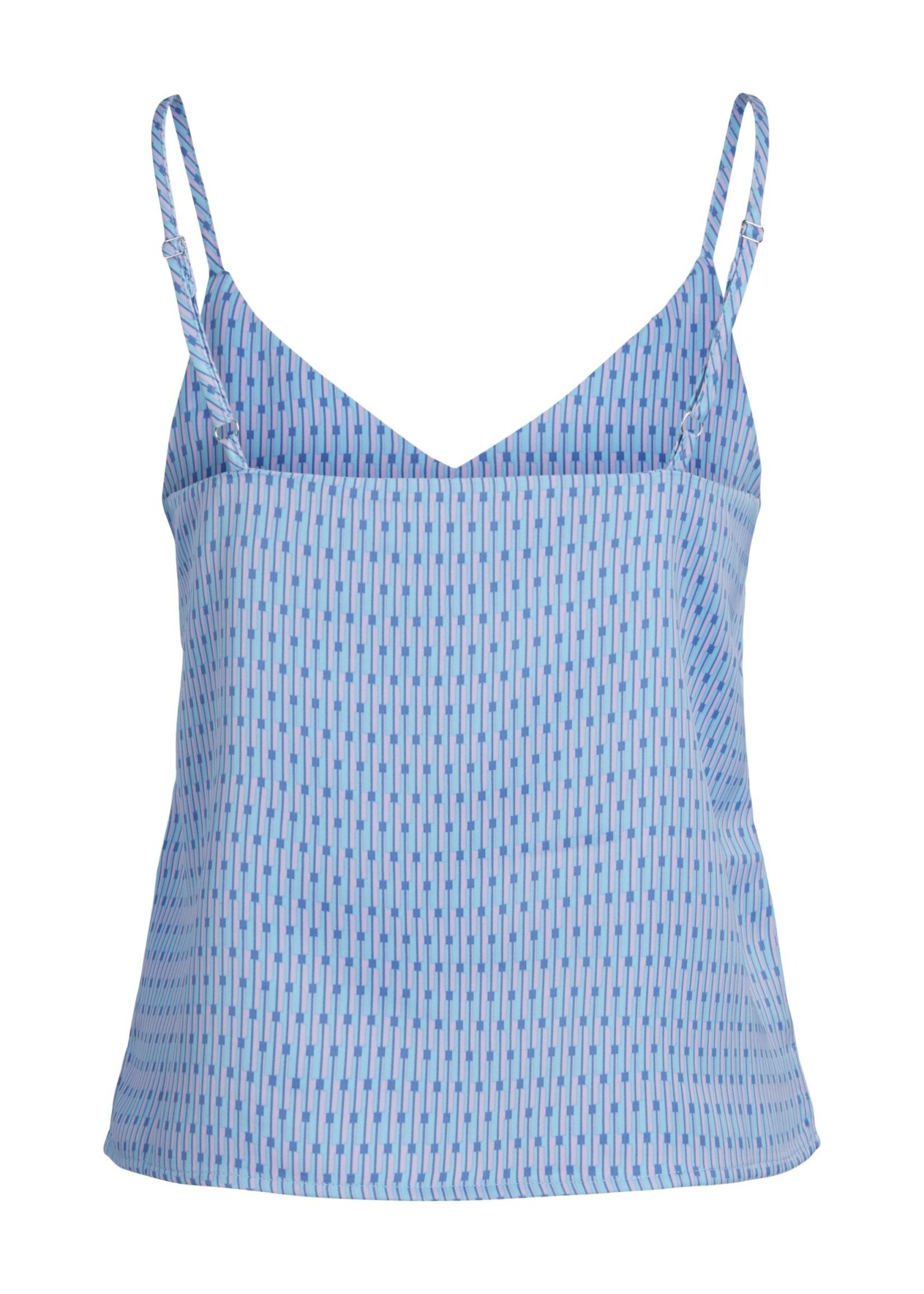 JXMALIA SATIN TOP - SILVER LAKE BLUE