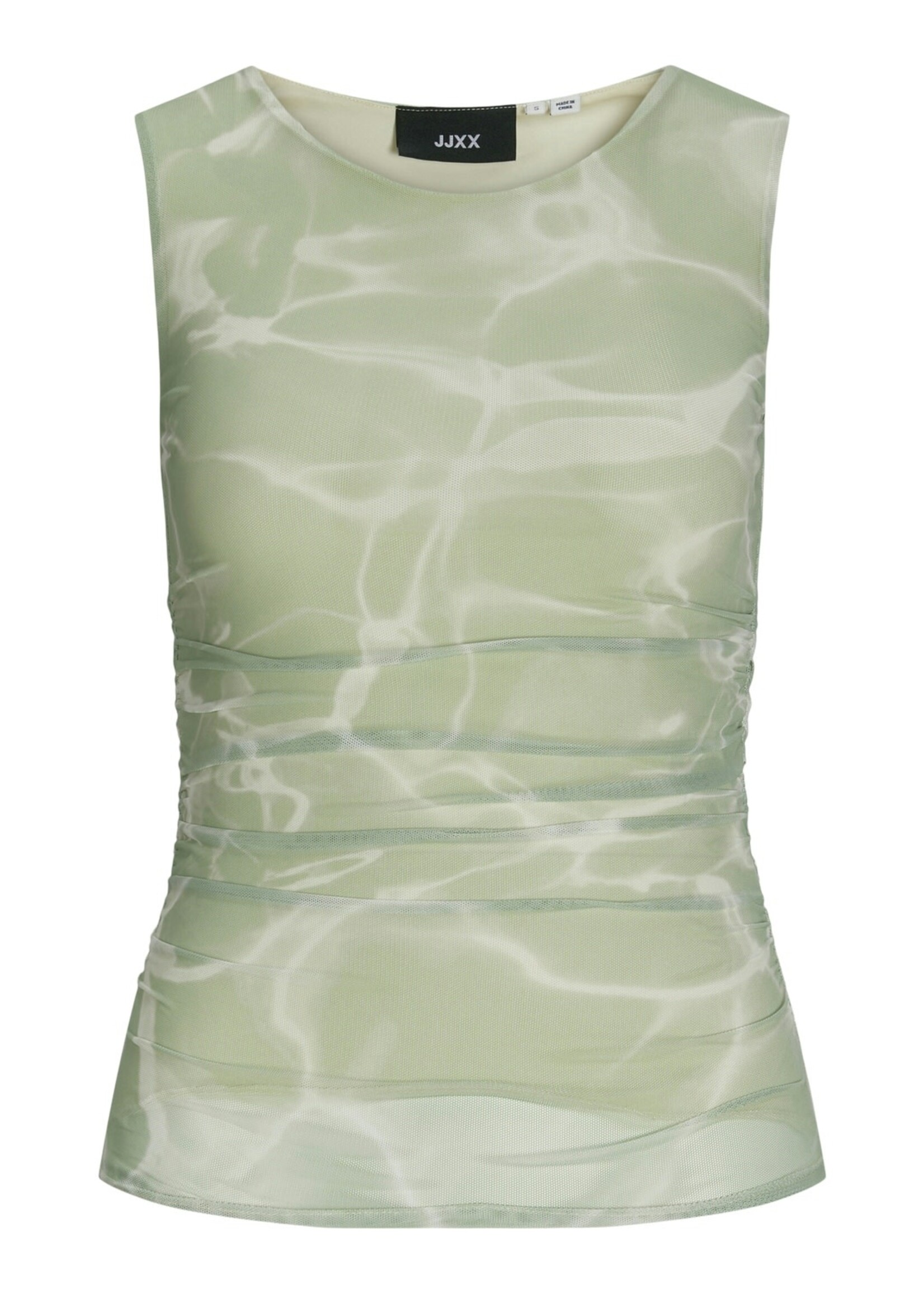 JJXX JXANDREA MESH TOP - SMOKE GREEN OCEAN