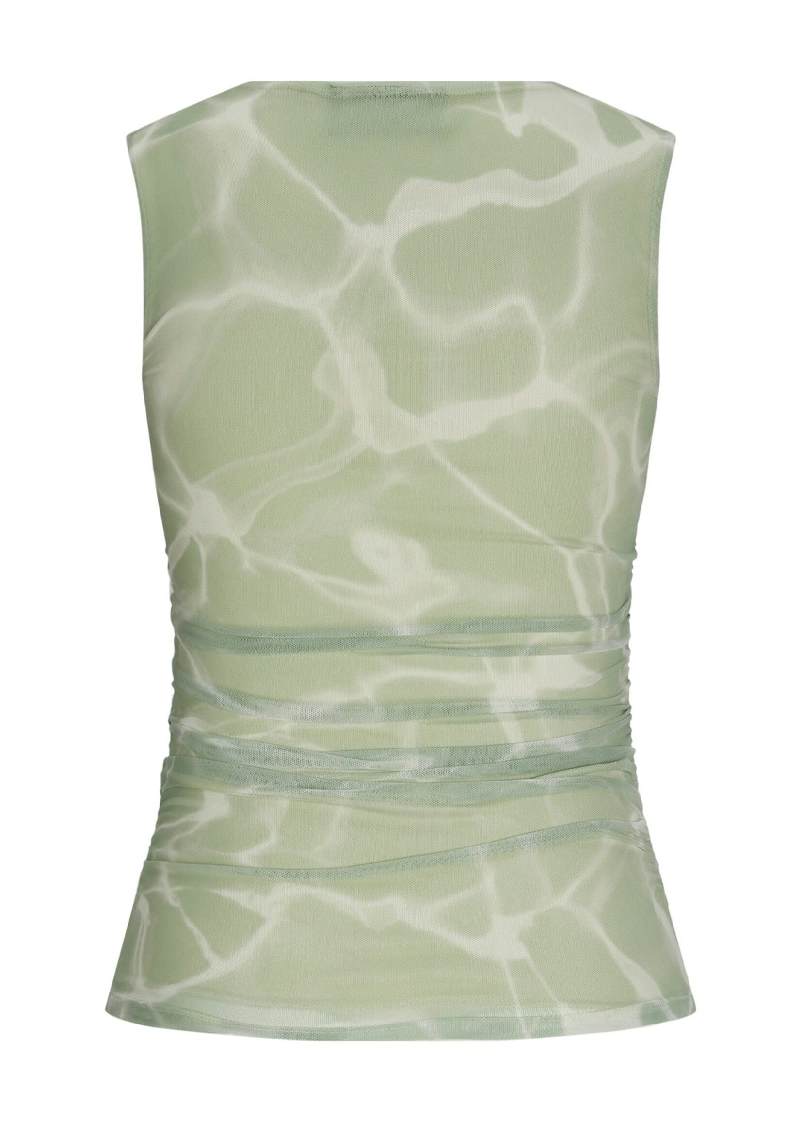 JJXX JXANDREA MESH TOP - SMOKE GREEN OCEAN