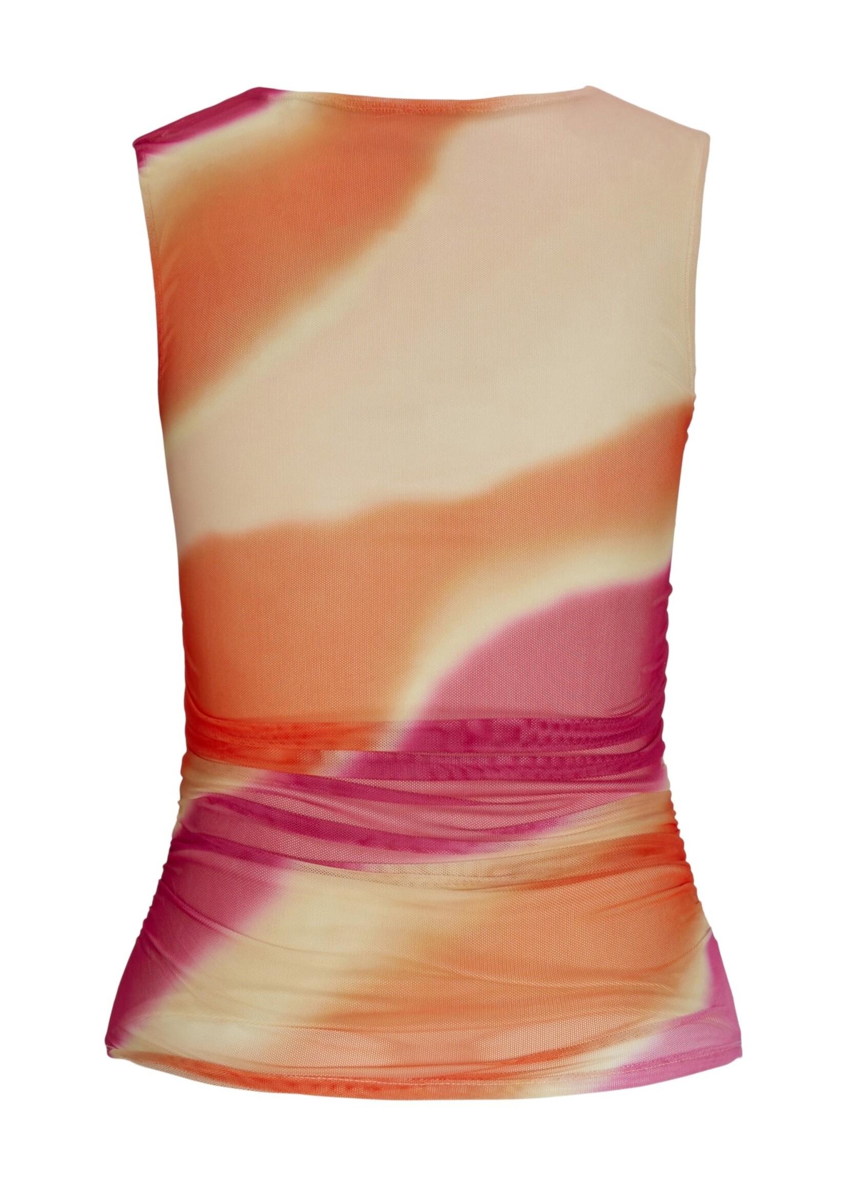 JJXX JXANDREA MESH TOP - BLEACHED APRICOT BIG WAVE