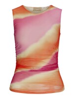 JJXX JXANDREA MESH TOP - BLEACHED APRICOT BIG WAVE