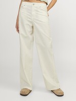 JXLISA LINEN WIDE MW PANT - VANILLA ICE
