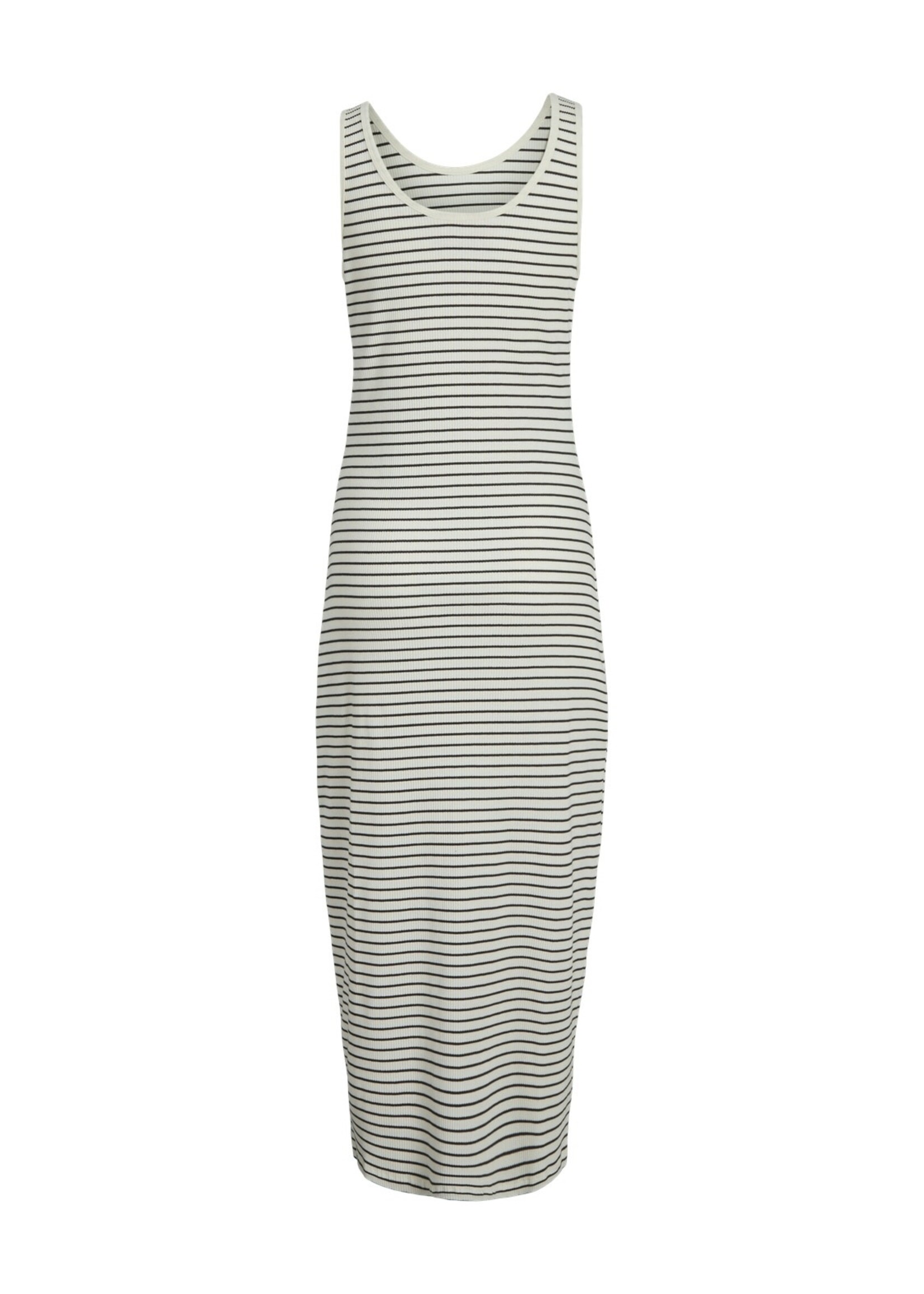 JJXX JXDAGMAR TIGHT LONG DRESS - VANILLA ICE/CAVIAR