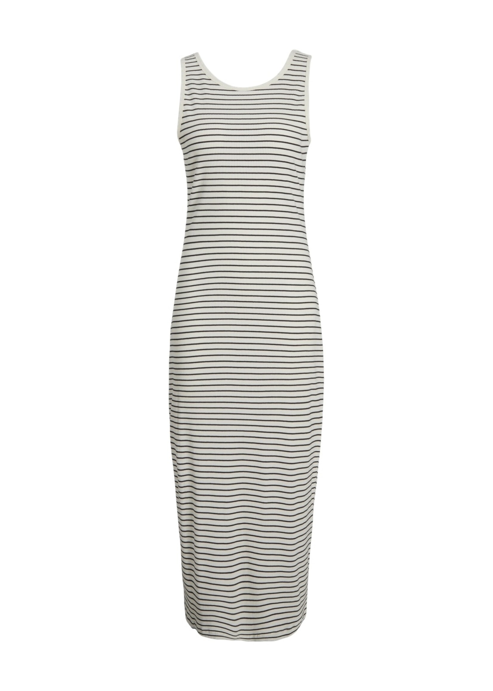 JJXX JXDAGMAR TIGHT LONG DRESS - VANILLA ICE/CAVIAR
