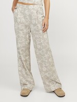 JJXX JXANNIKA HW LINEN BLEND PANT - FEATHER GRAY