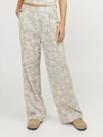 JXANNIKA HW LINEN BLEND PANT - FEATHER GRAY