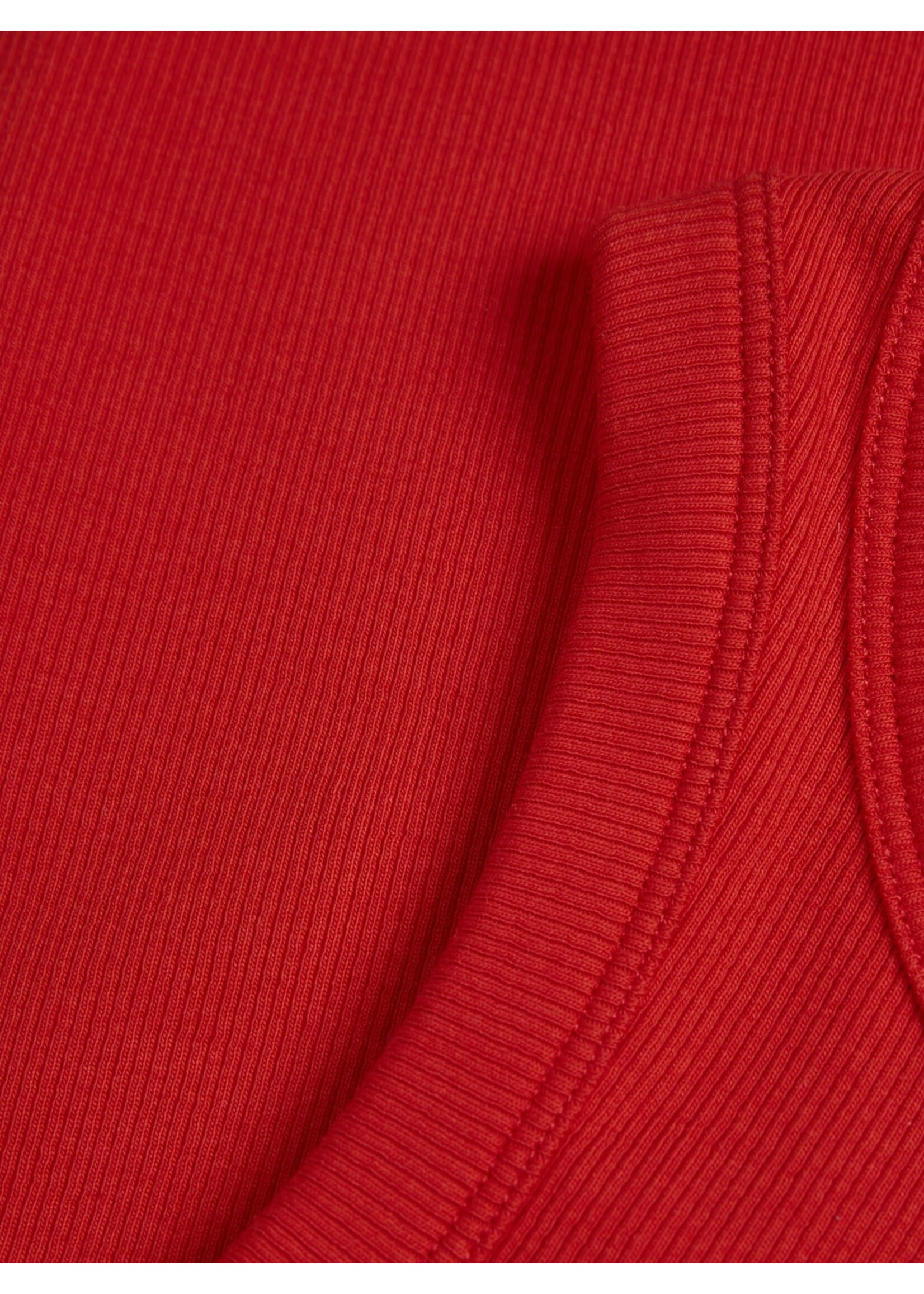 JXFOREST RIB TOP - FIERY RED