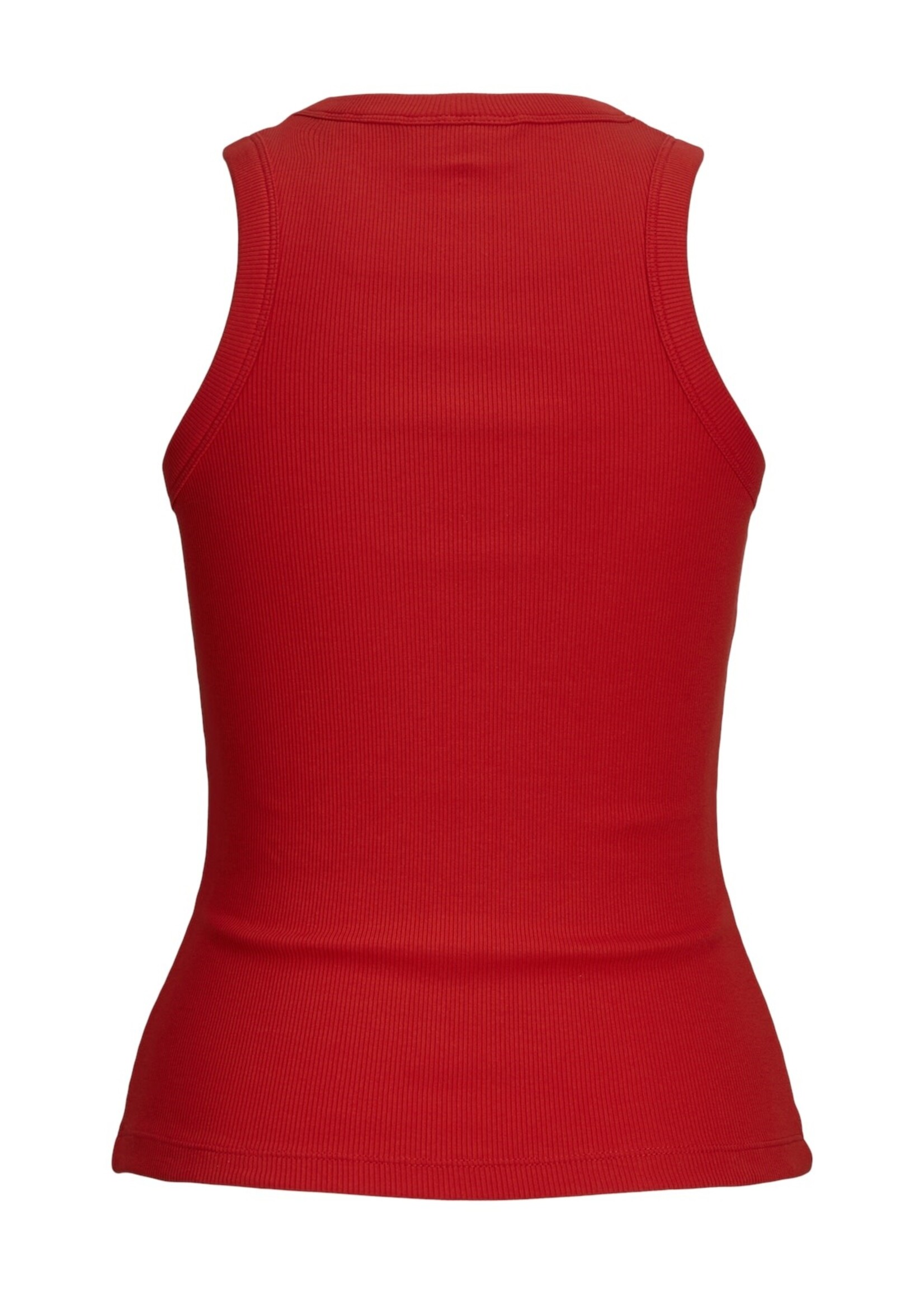 JXFOREST RIB TOP - FIERY RED