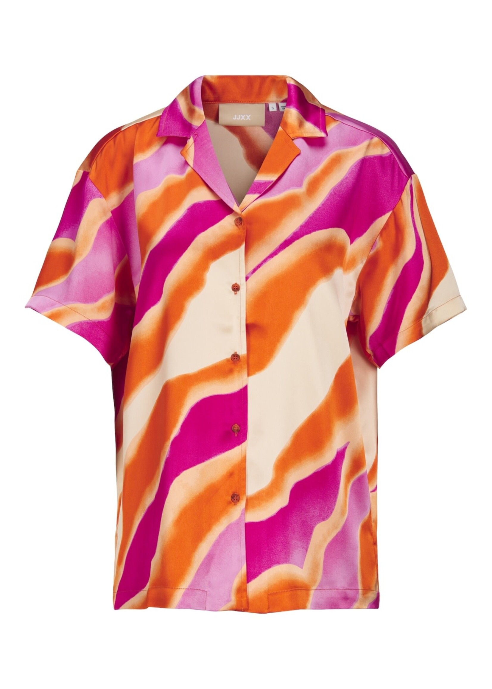 JJXX JXGRACE SATIN SHIRT - BLEACHED APRICOT