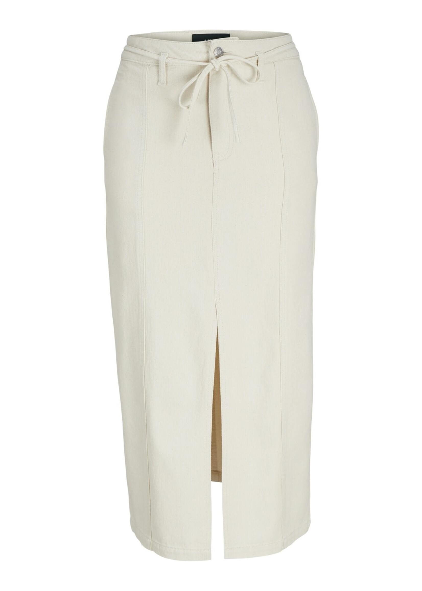 JJXX JXDORA LONG HW SKIRT - WHITE DENIM