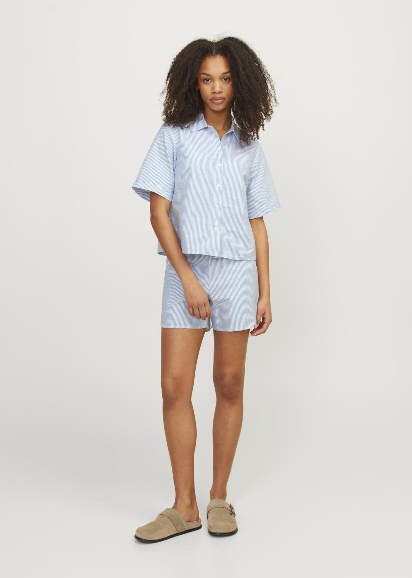 JJXX JXSIVA OXFORD SHIRT - SILVER LAKE BLUE