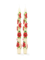 anna+nina Flower Candle set of 2 - Multicolour