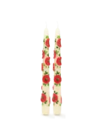 anna+nina Flower Candle set of 2 - Multicolor