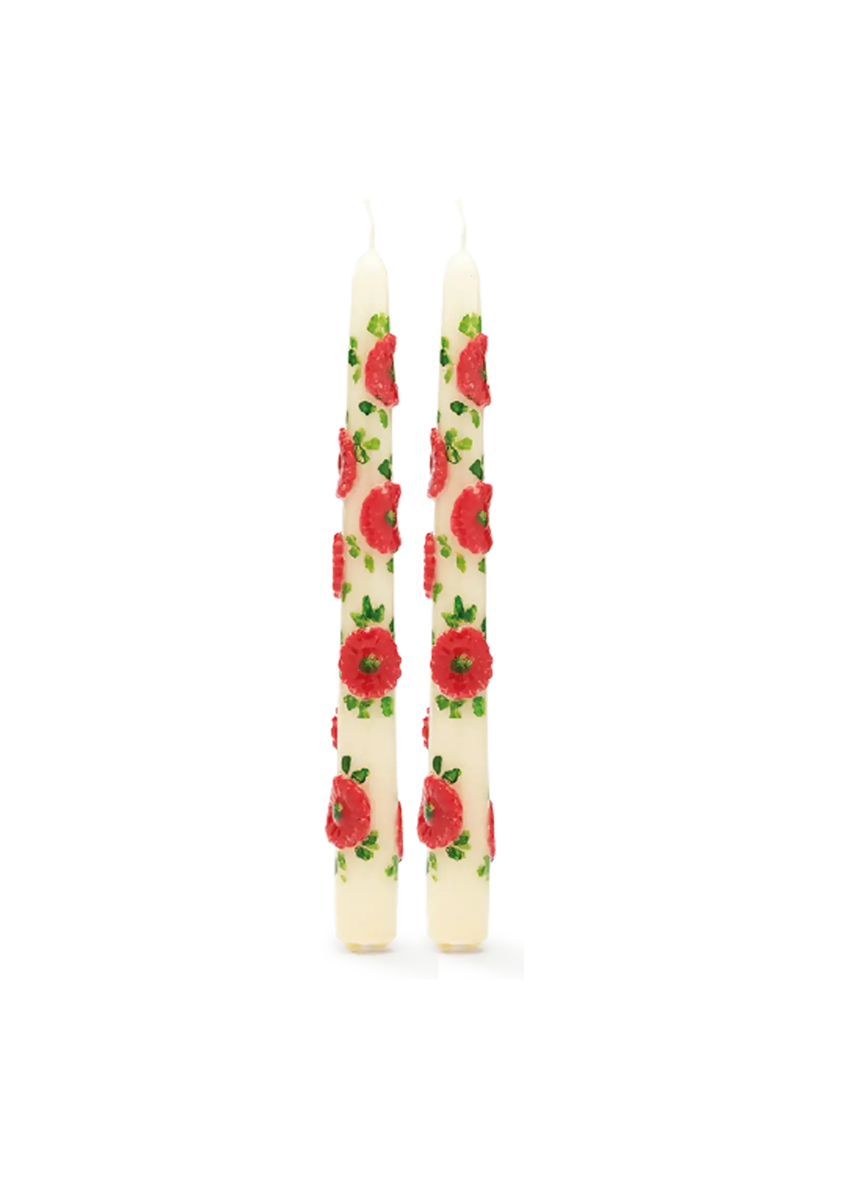 anna+nina Flower Candle set of 2 - Multicolor